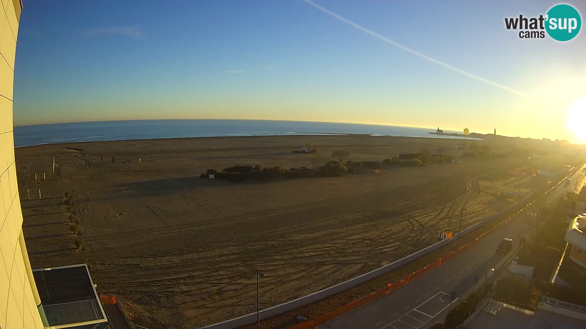 Hotel Panoramic u živo Caorle plaža Levante web kamera – Italija