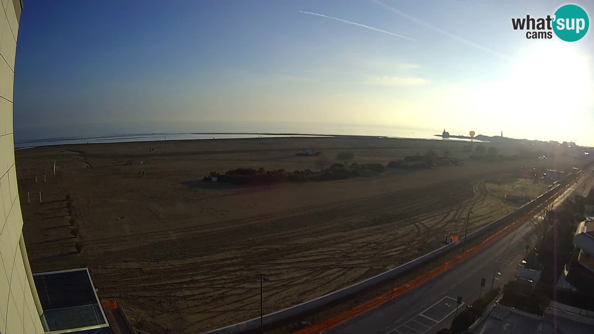 Hotel Panoramic v živo Caorle plaža Levante spletna kamera – Italija