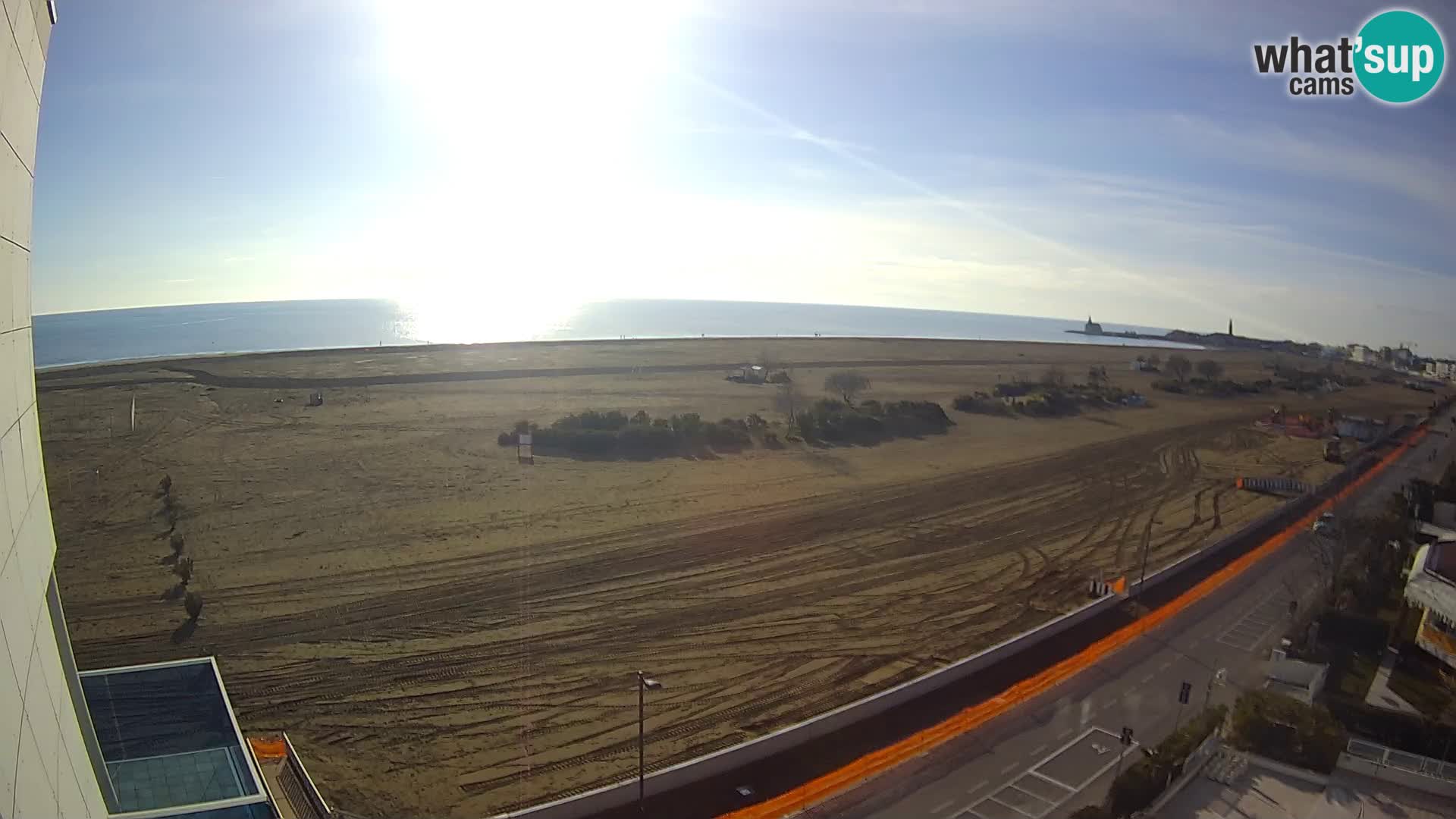 Hotel Panoramic v živo Caorle plaža Levante spletna kamera – Italija