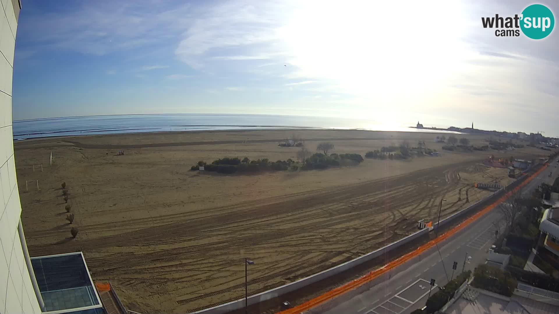 Hotel Panoramic v živo Caorle plaža Levante spletna kamera – Italija