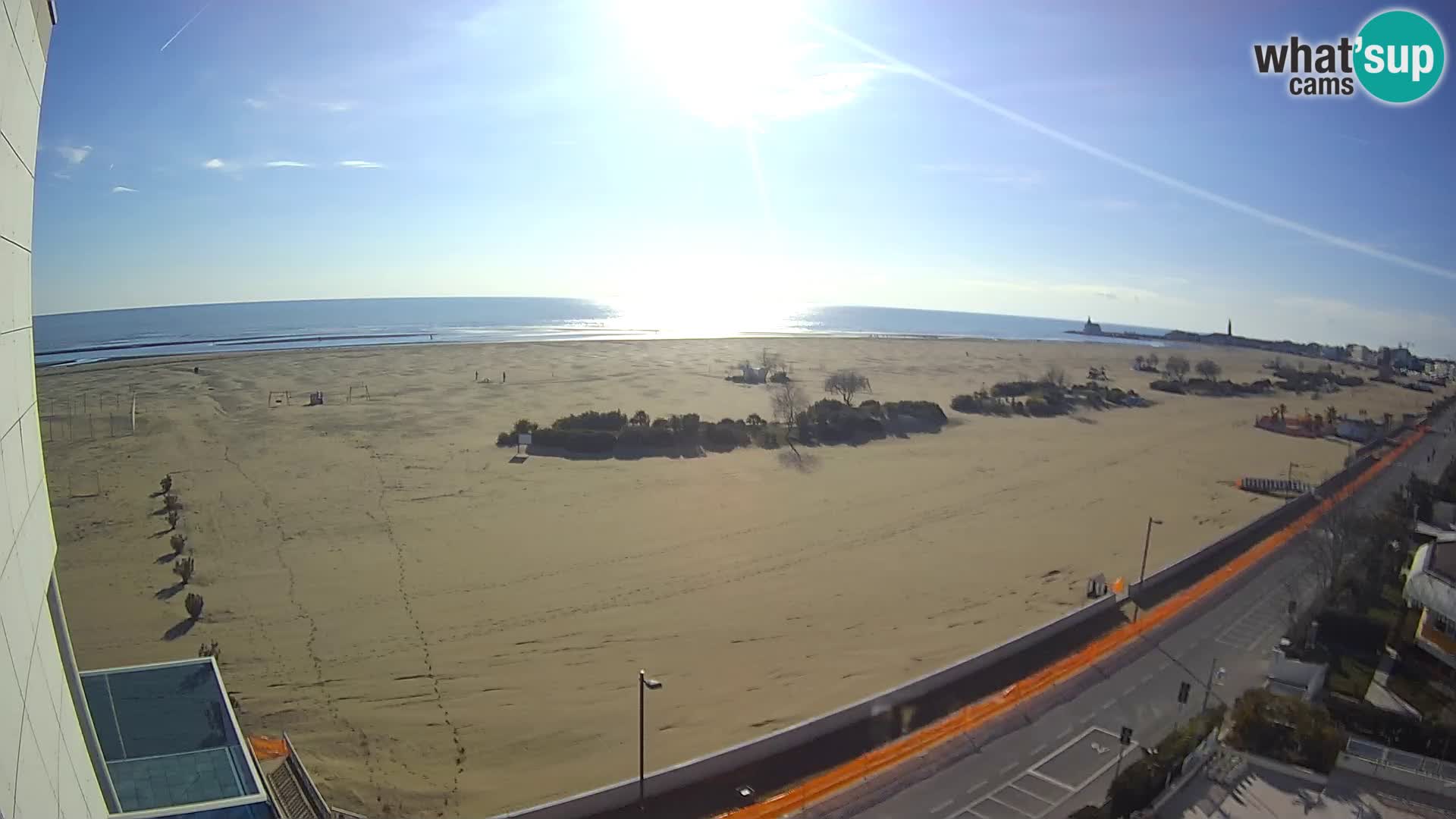 Hotel Panoramic u živo Caorle plaža Levante web kamera – Italija