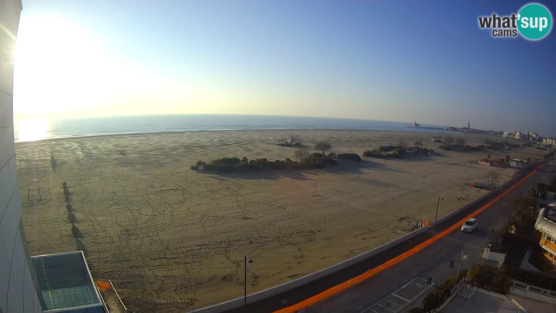 Hotel Panoramic v živo Caorle plaža Levante spletna kamera – Italija