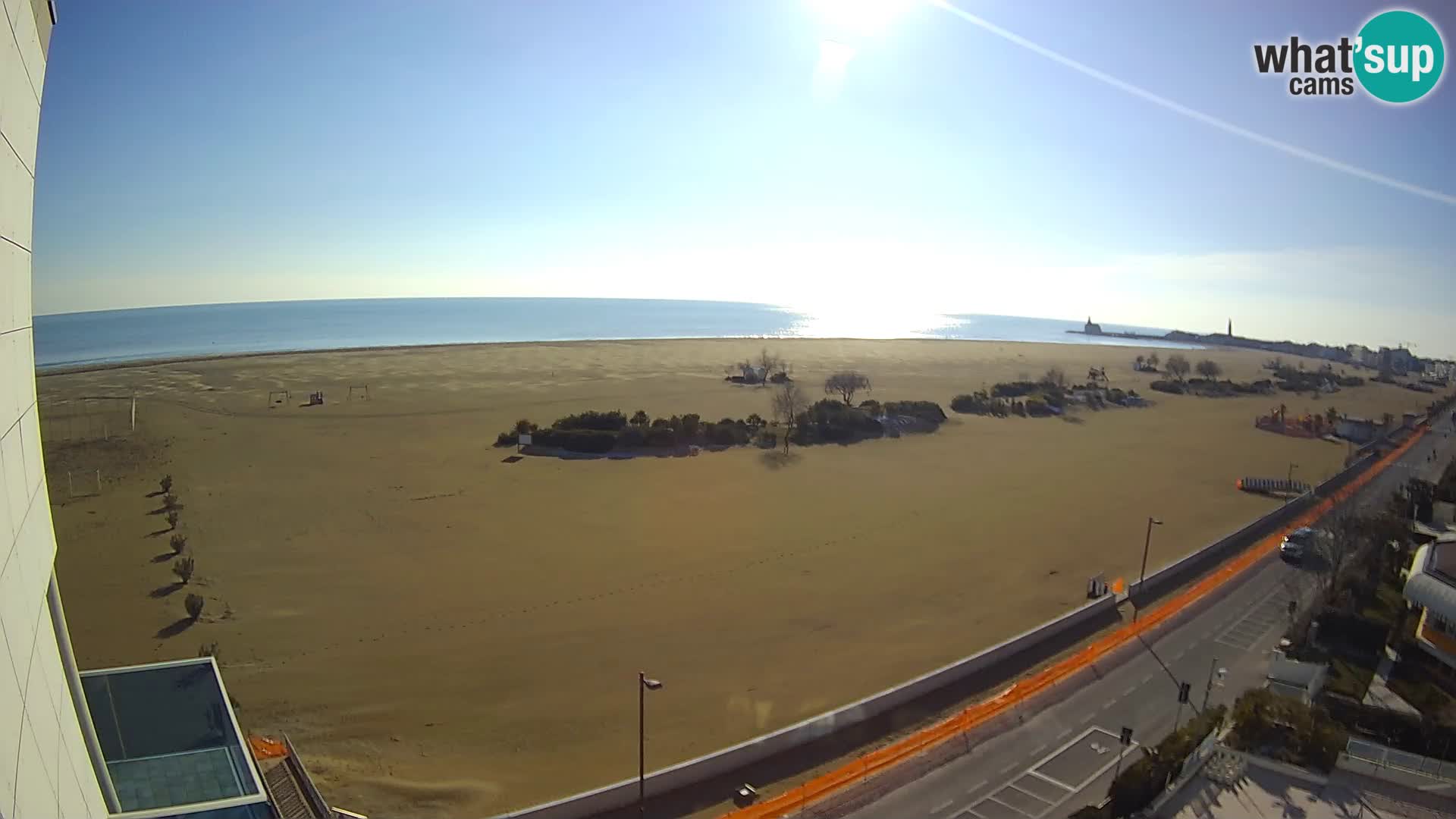 Hotel Panoramic v živo Caorle plaža Levante spletna kamera – Italija