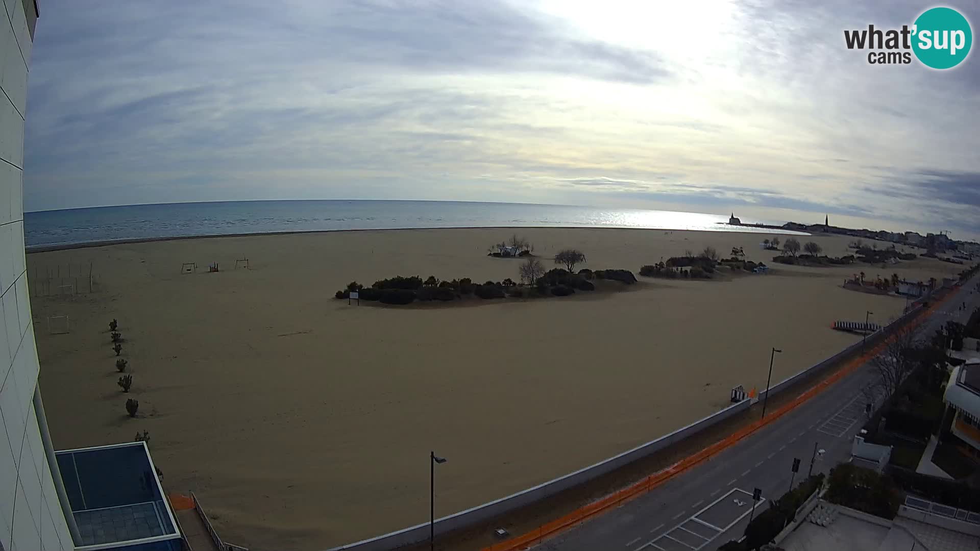 Hotel Panoramic u živo Caorle plaža Levante web kamera – Italija