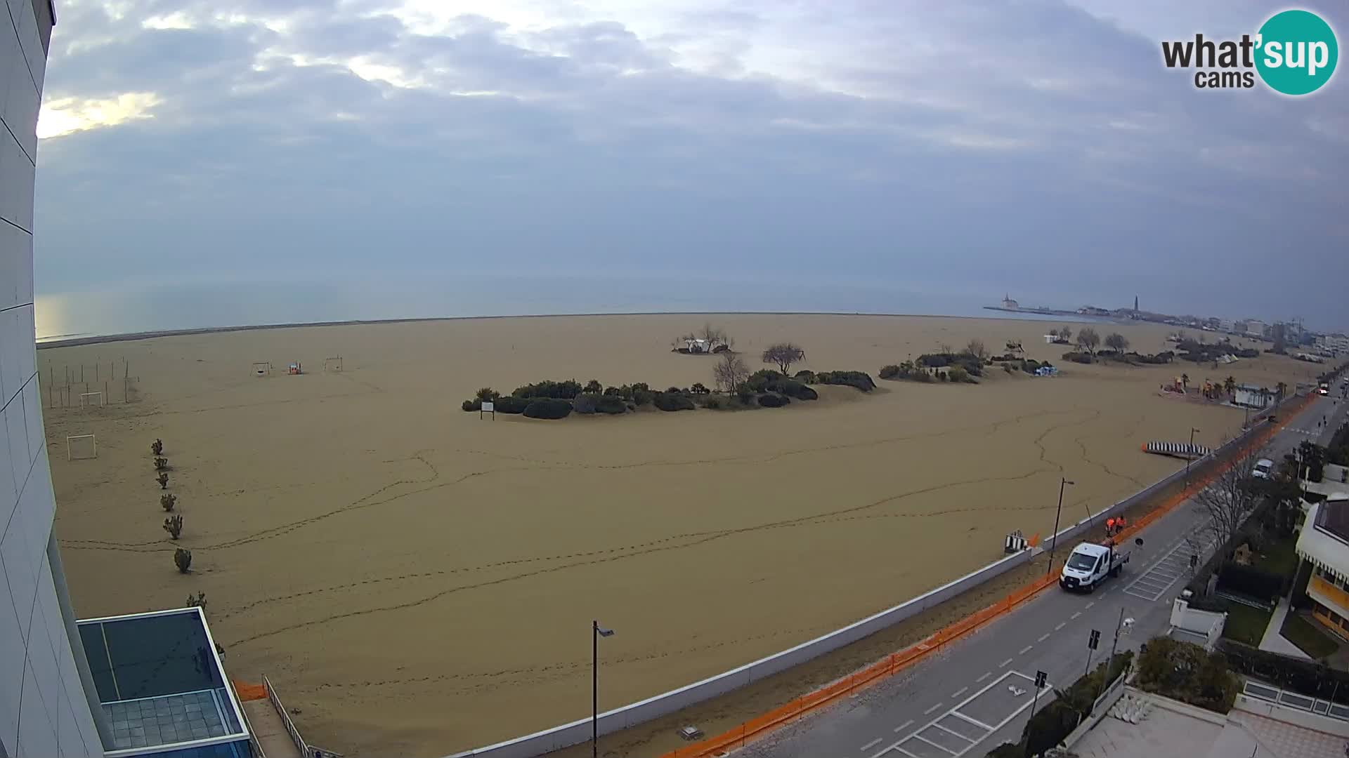 Hotel Panoramic u živo Caorle plaža Levante web kamera – Italija