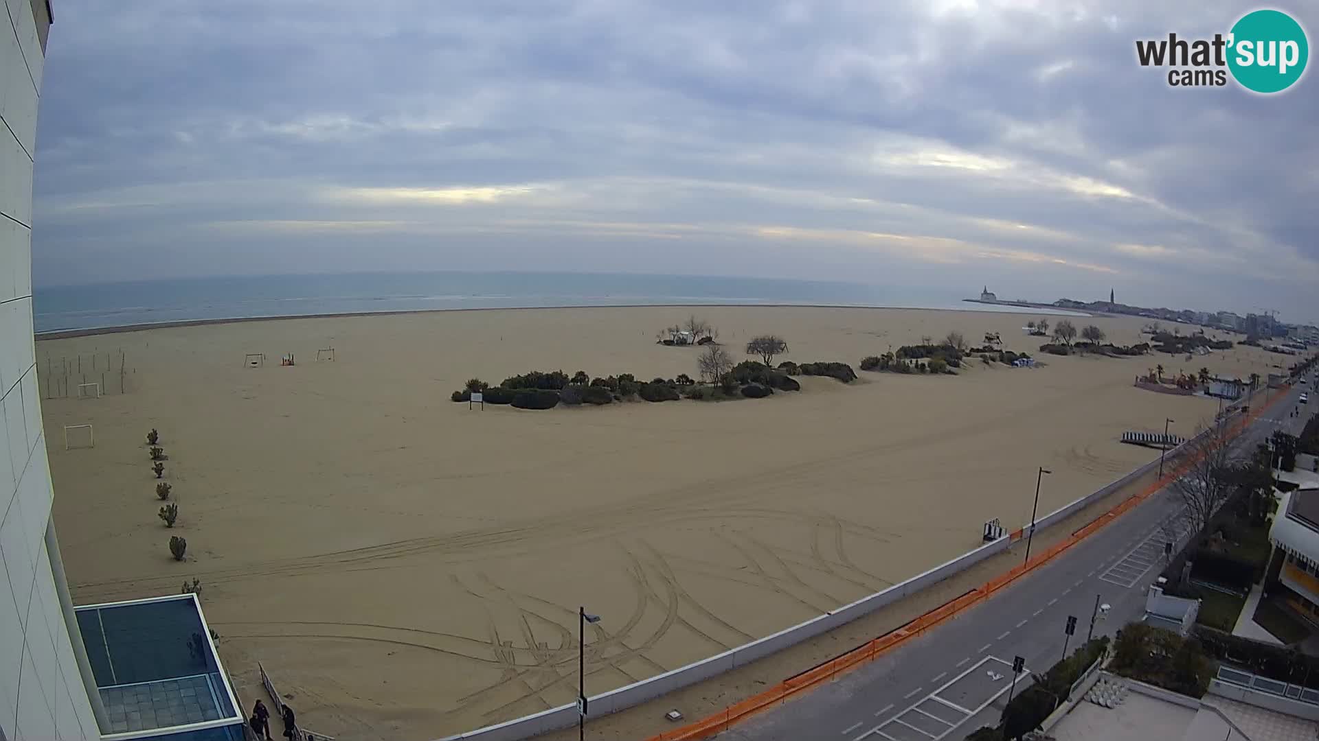 Hotel Panoramic u živo Caorle plaža Levante web kamera – Italija