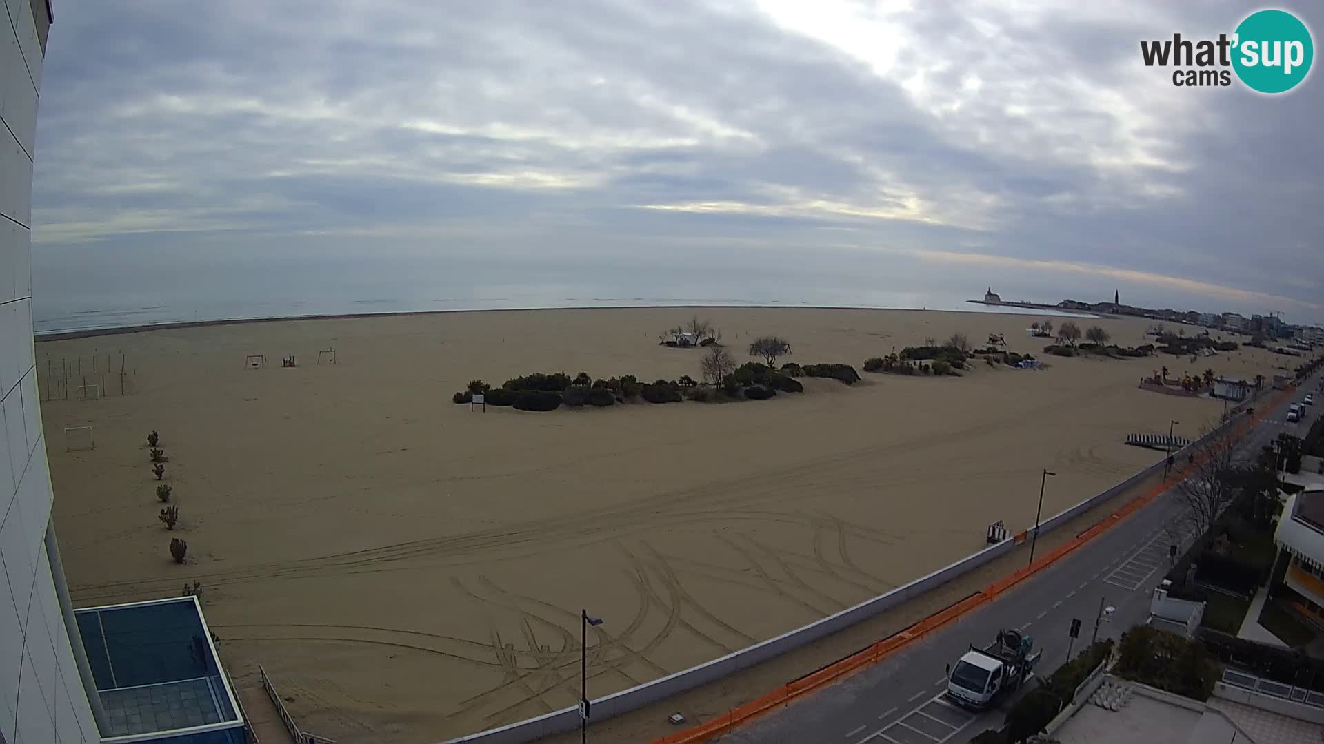 Hotel Panoramic u živo Caorle plaža Levante web kamera – Italija