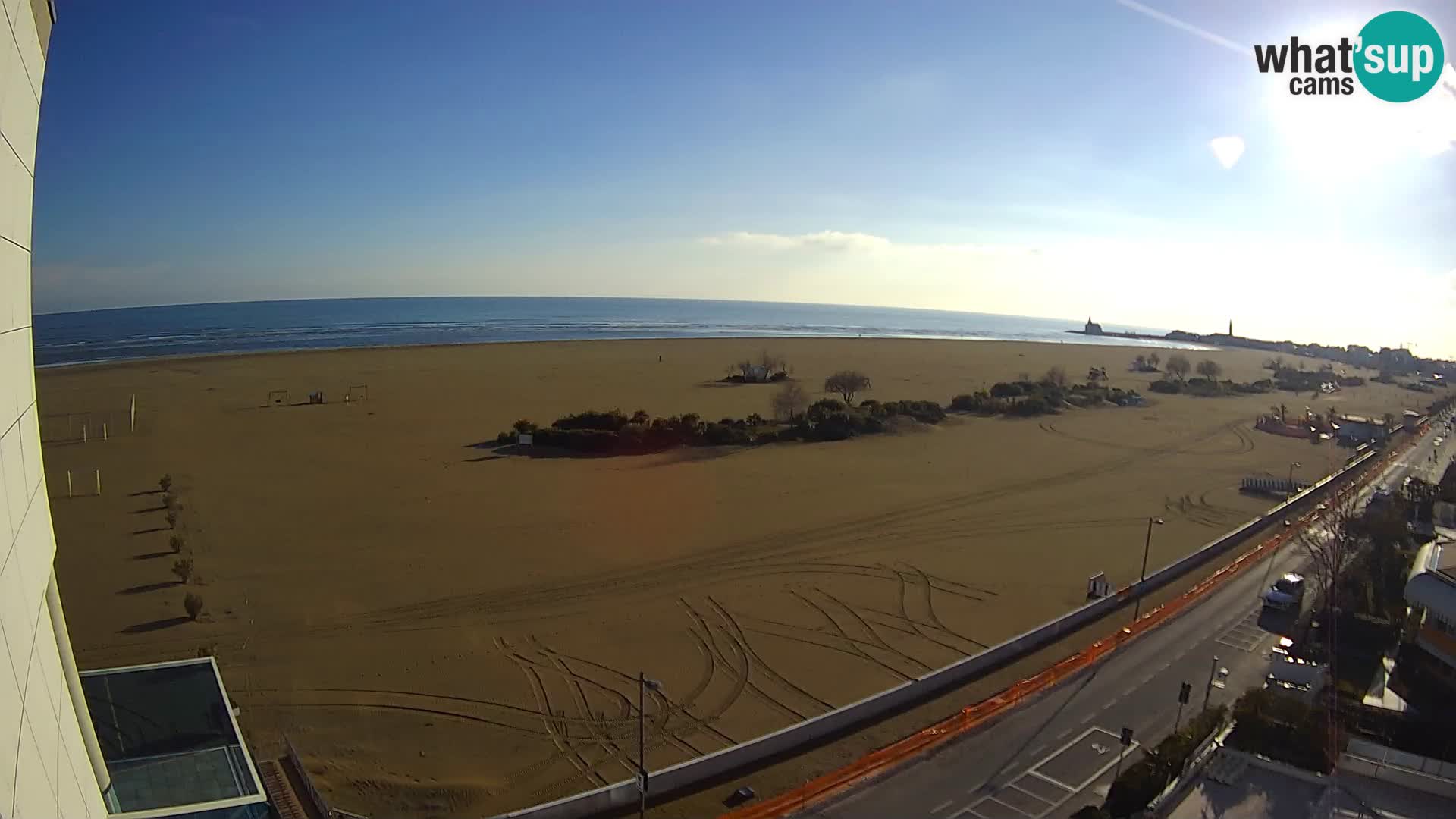 Hotel Panoramic u živo Caorle plaža Levante web kamera – Italija