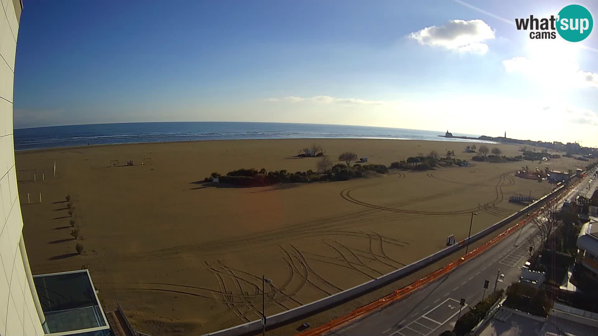Hotel Panoramic u živo Caorle plaža Levante web kamera – Italija