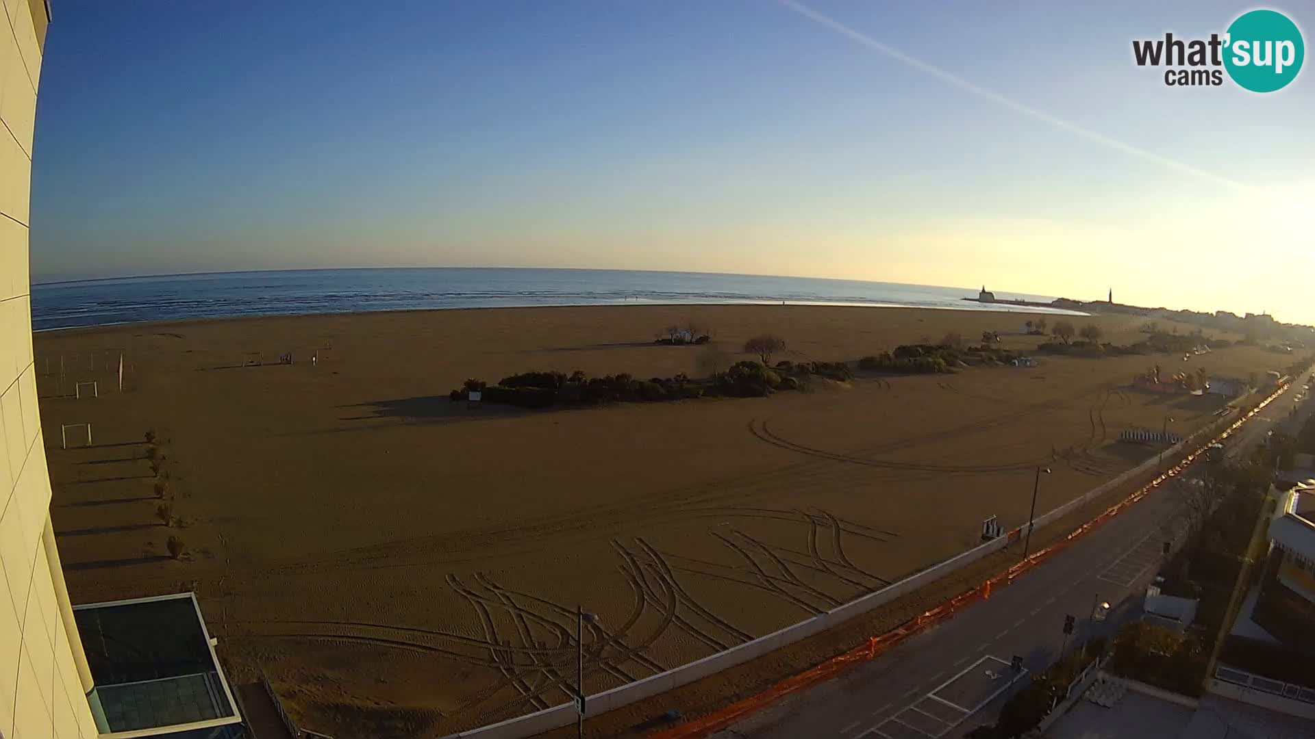 Hotel Panoramic u živo Caorle plaža Levante web kamera – Italija