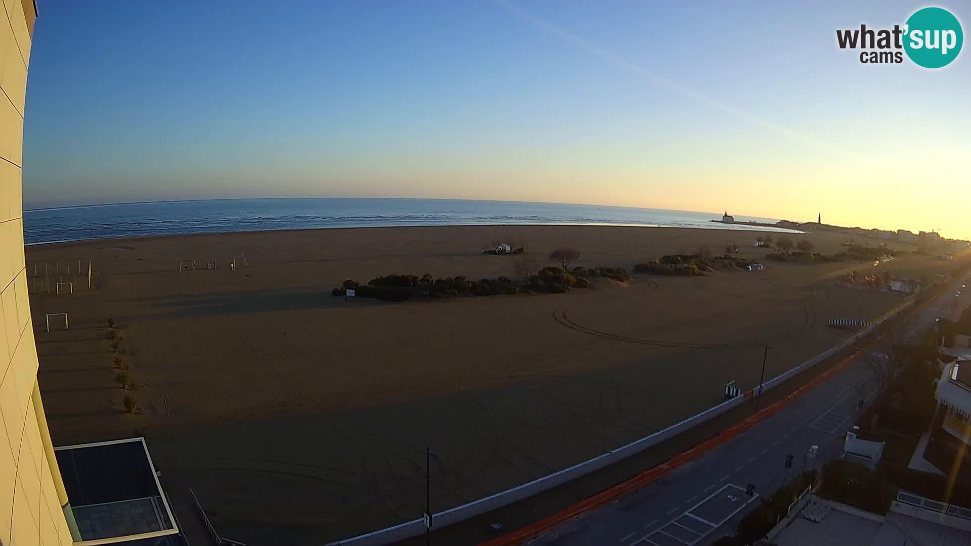 Hotel Panoramic u živo Caorle plaža Levante web kamera – Italija