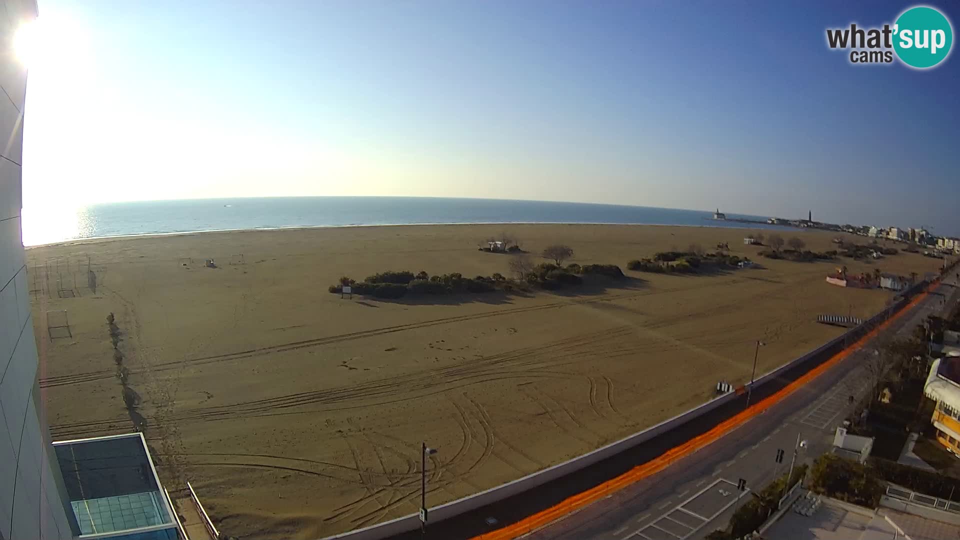 Hotel Panoramic u živo Caorle plaža Levante web kamera – Italija