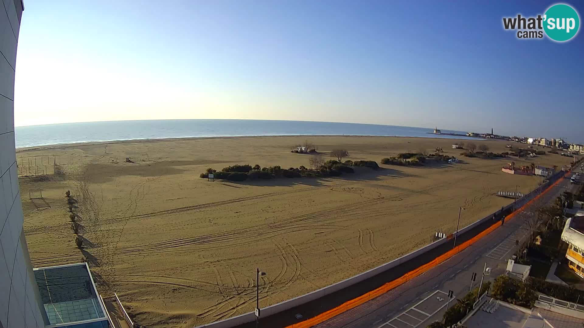 Hotel Panoramic u živo Caorle plaža Levante web kamera – Italija