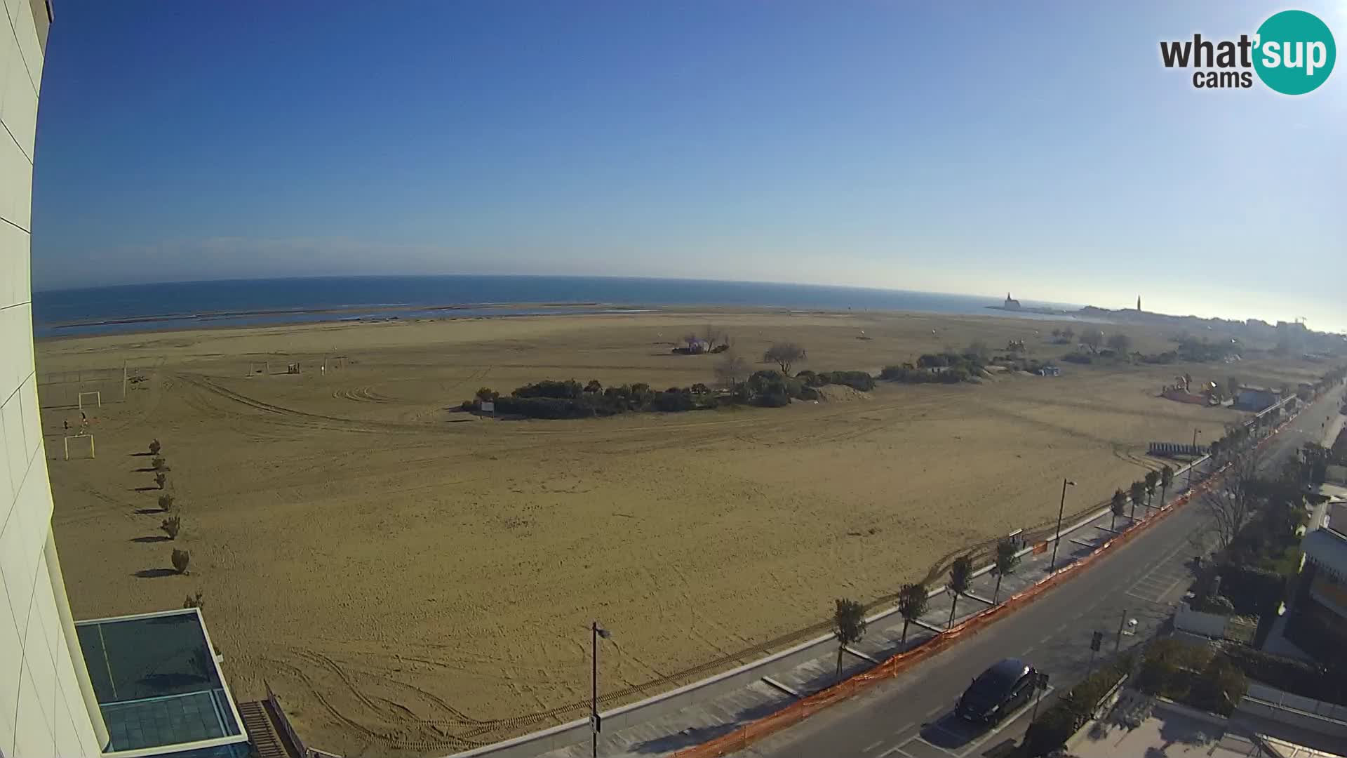 Hotel Panoramic u živo Caorle plaža Levante web kamera – Italija