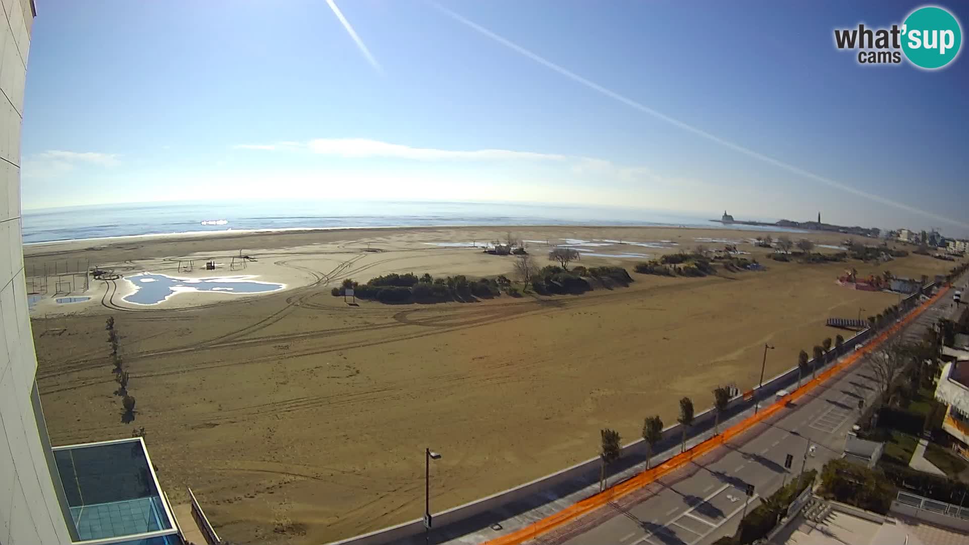 Hotel Panoramic u živo Caorle plaža Levante web kamera – Italija