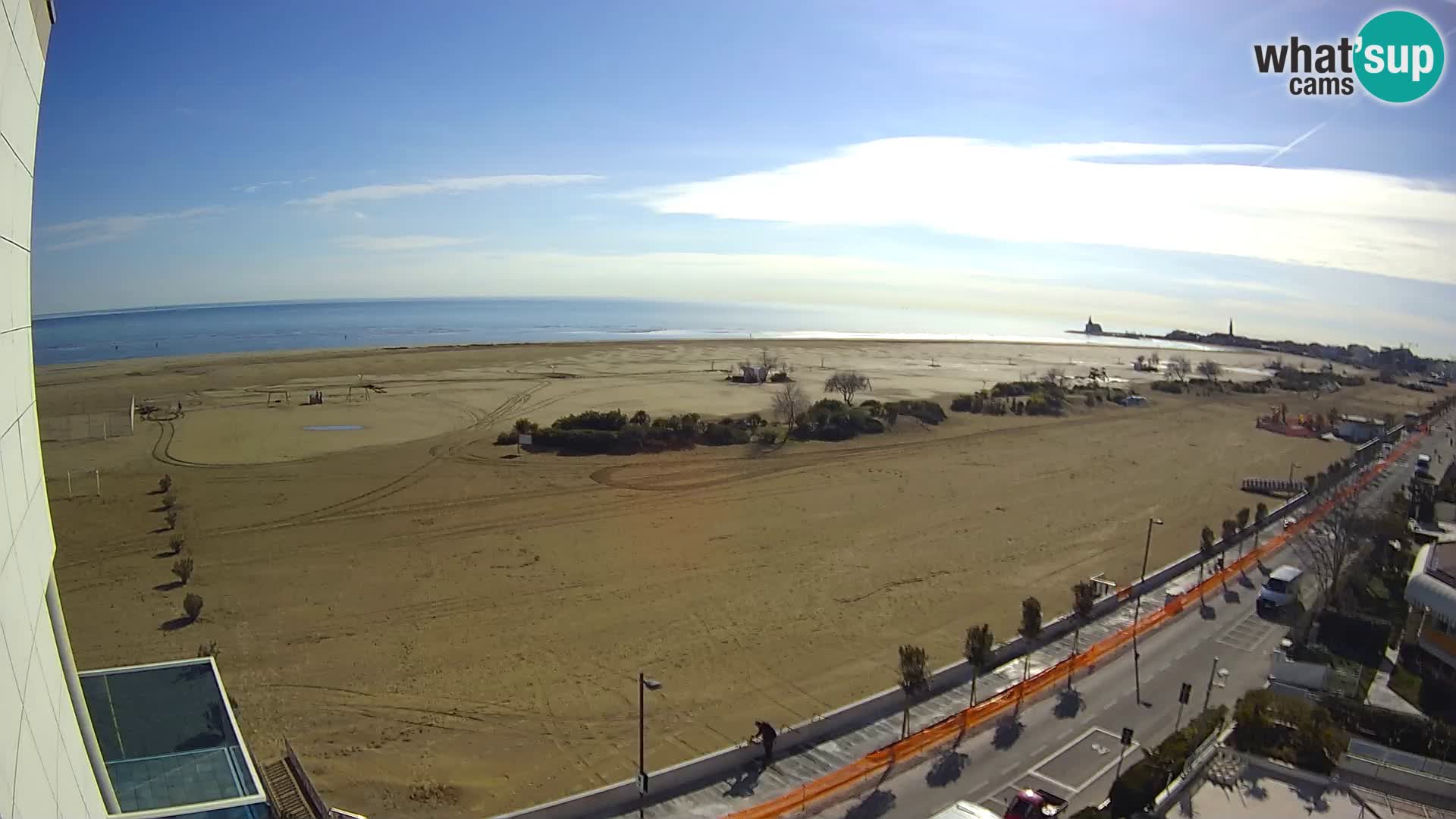 Hotel Panoramic v živo Caorle plaža Levante spletna kamera – Italija
