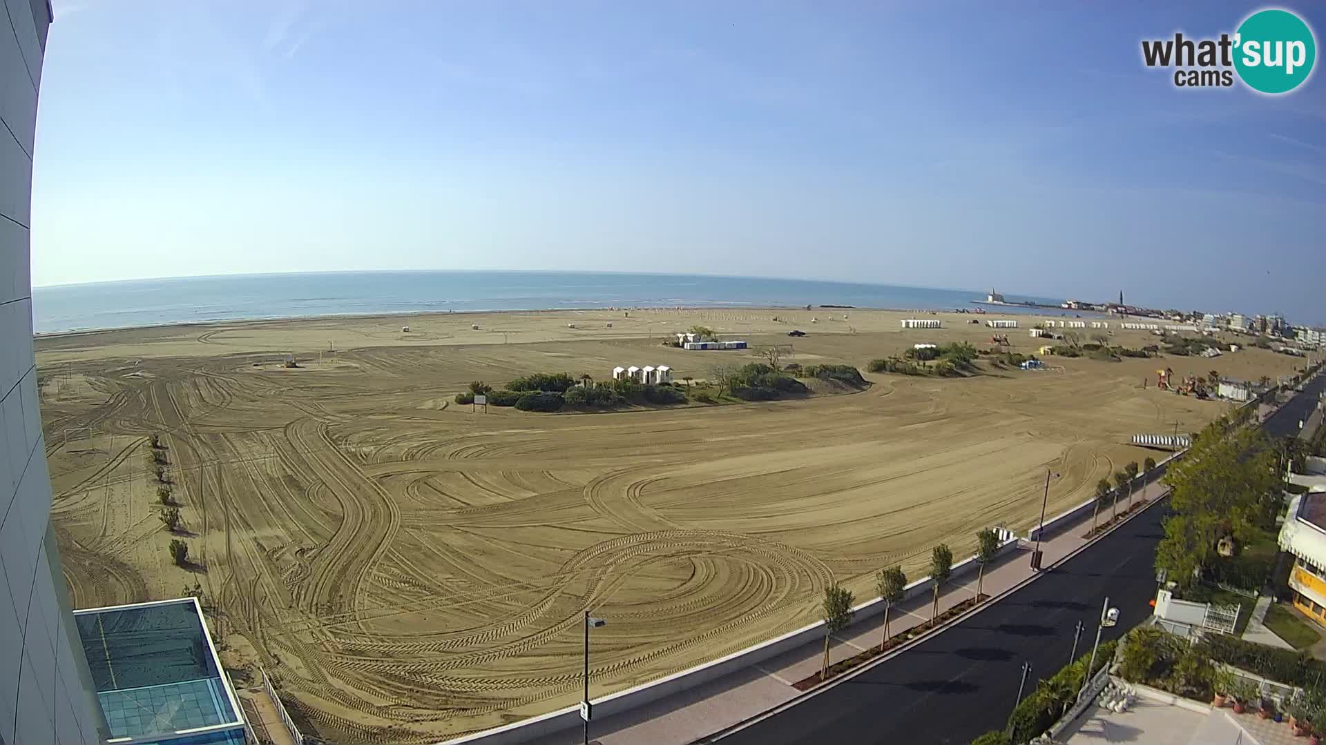 Hotel Panoramic u živo Caorle plaža Levante web kamera – Italija