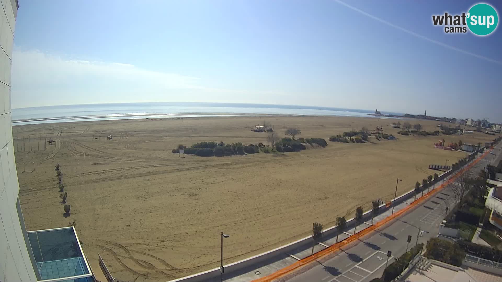 Hotel Panoramic u živo Caorle plaža Levante web kamera – Italija