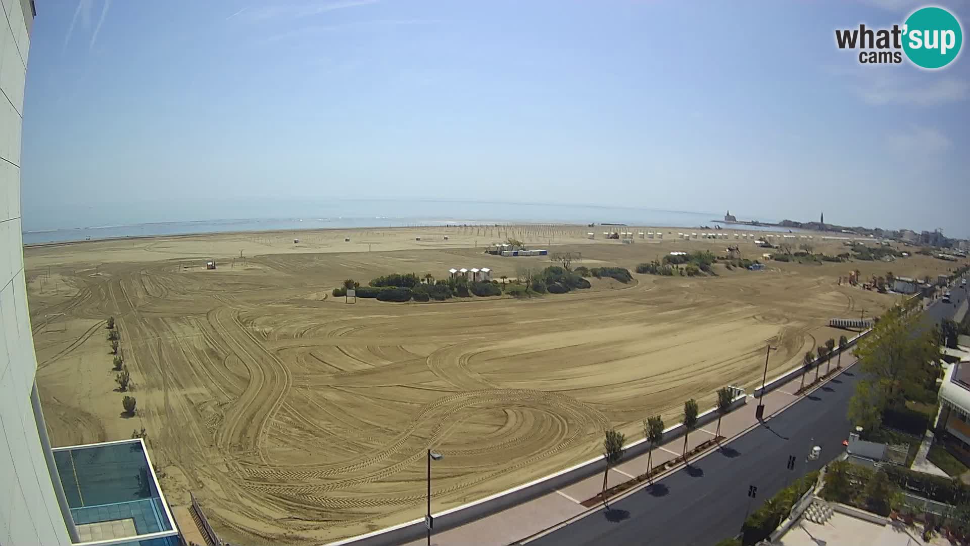 Hotel Panoramic u živo Caorle plaža Levante web kamera – Italija