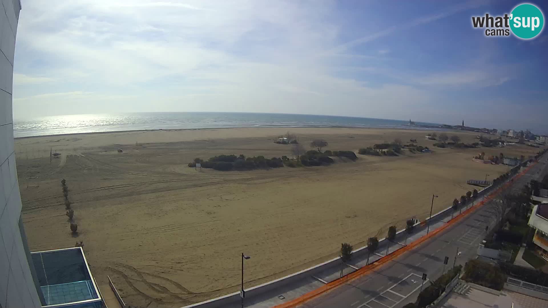 Hotel Panoramic u živo Caorle plaža Levante web kamera – Italija