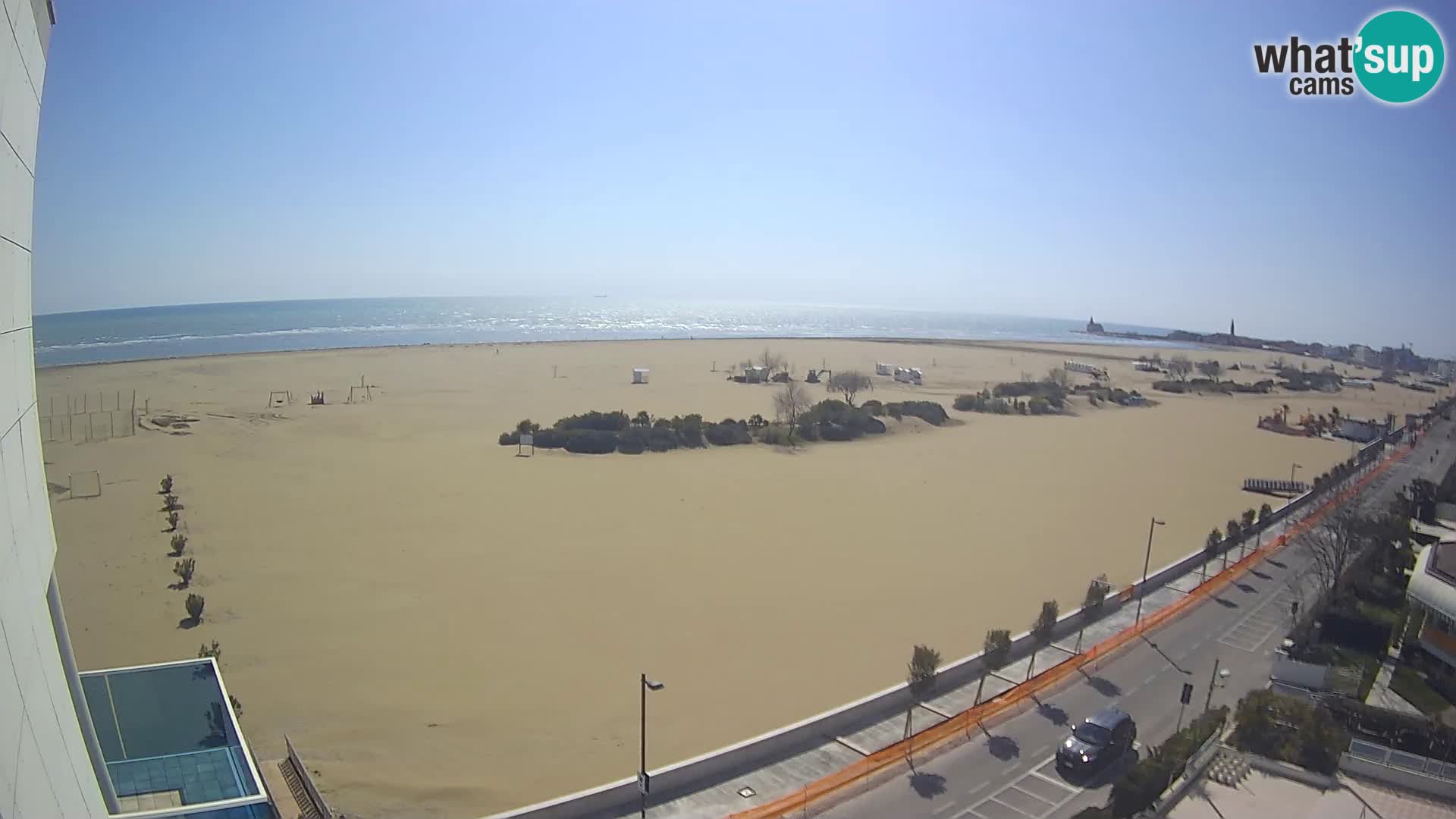 Hotel Panoramic u živo Caorle plaža Levante web kamera – Italija