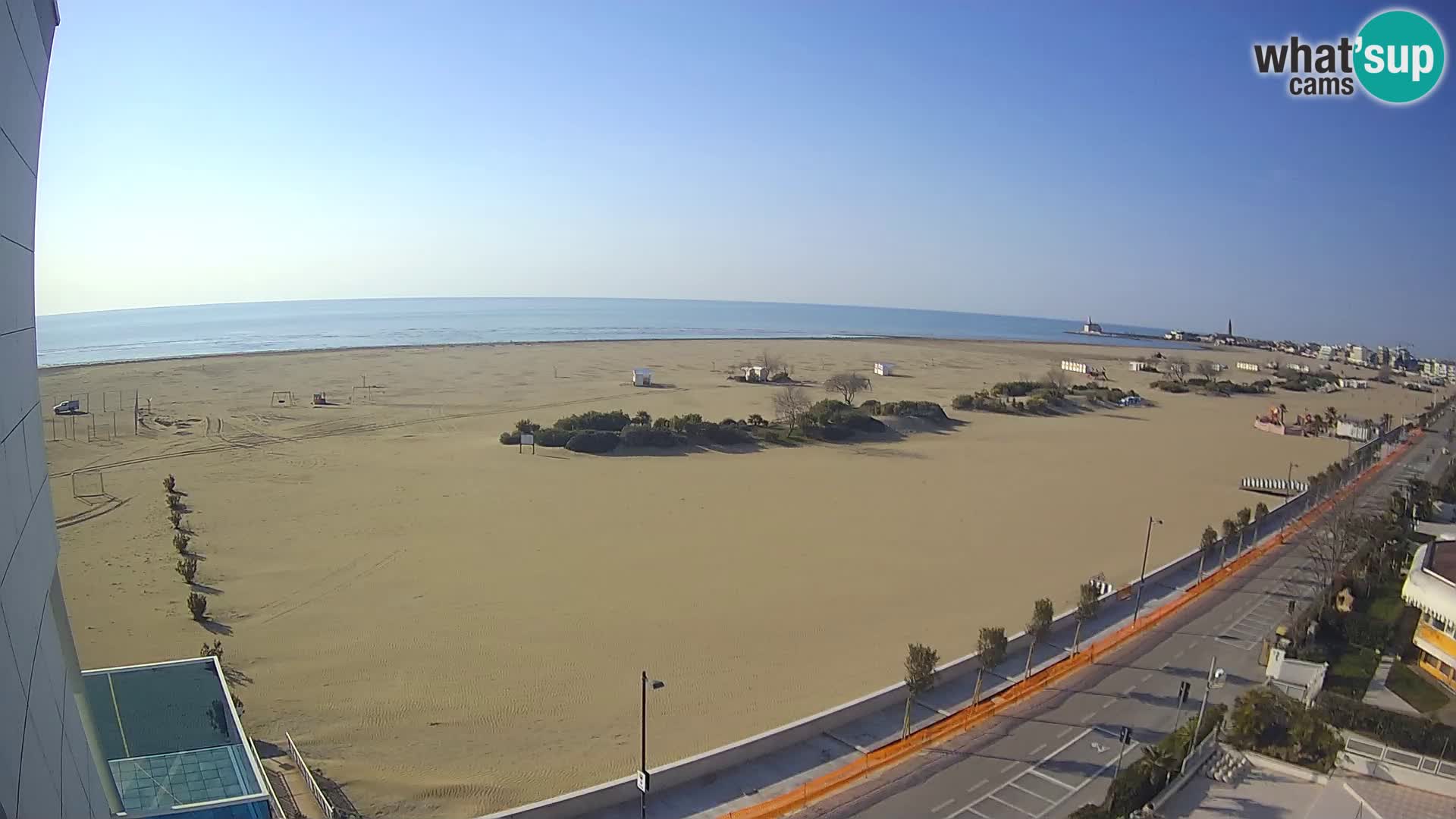 Hotel Panoramic u živo Caorle plaža Levante web kamera – Italija