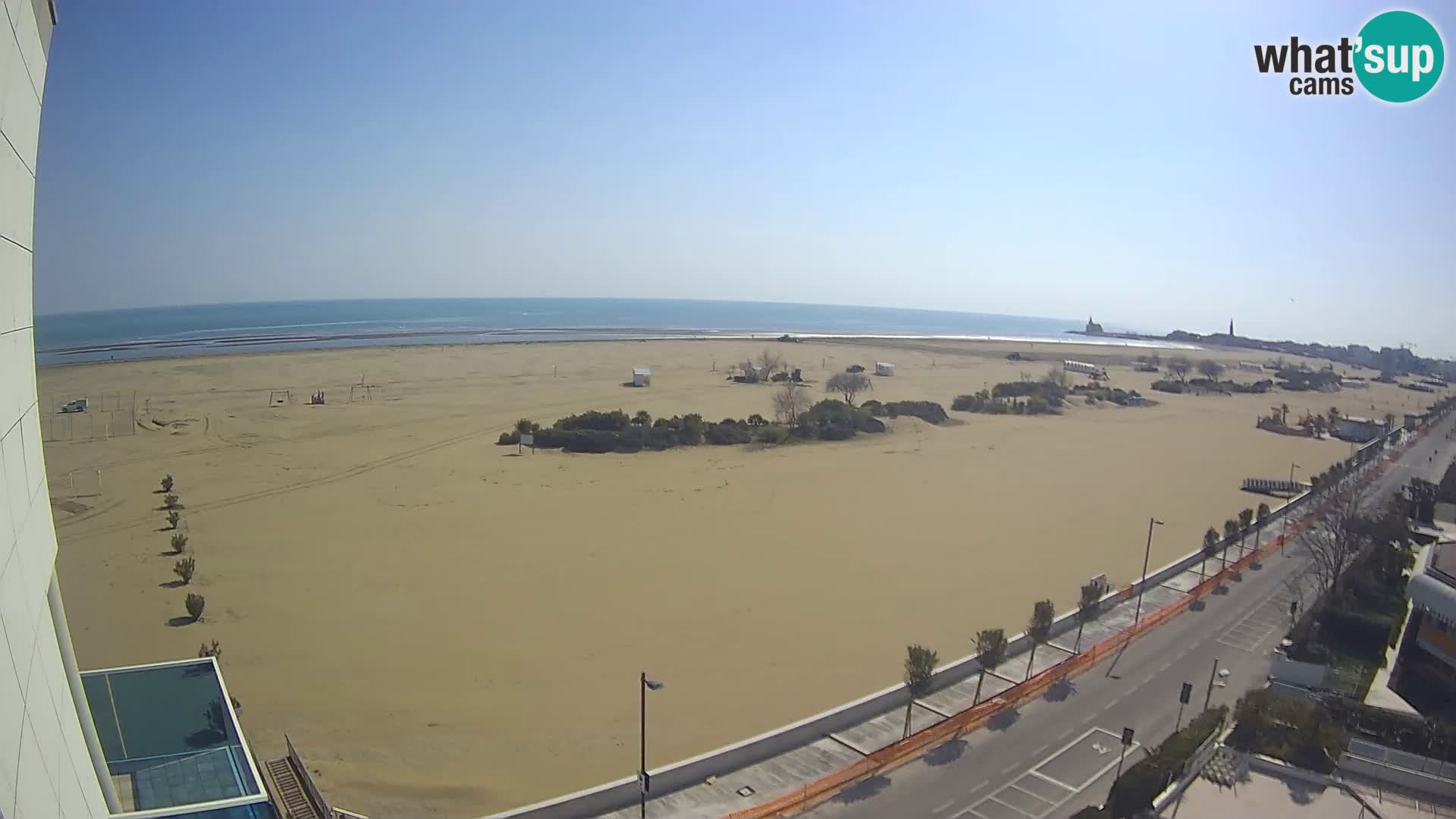 Hotel Panoramic u živo Caorle plaža Levante web kamera – Italija