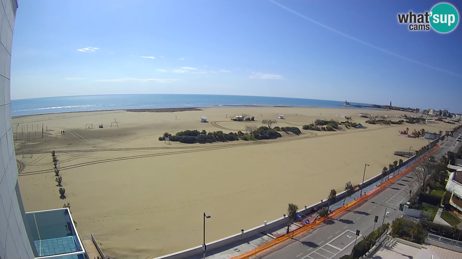 Hotel Panoramic u živo Caorle plaža Levante web kamera – Italija