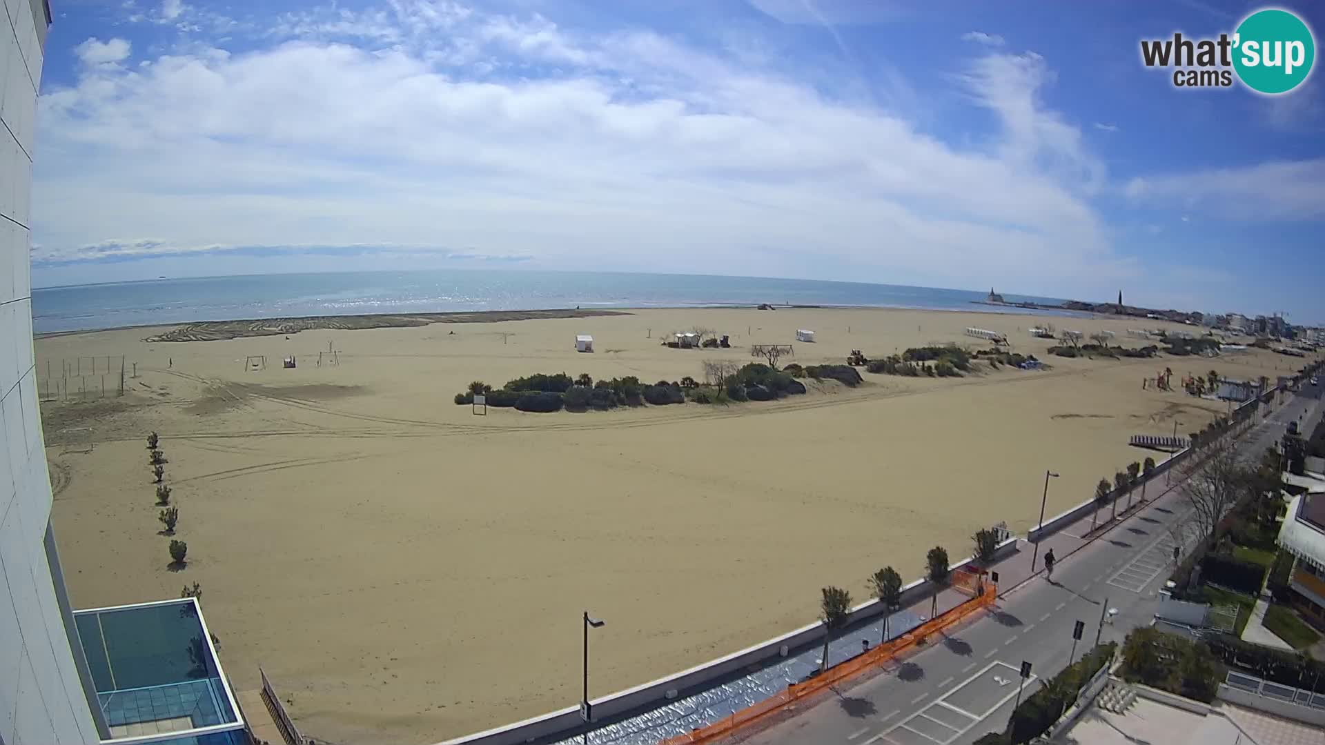 Hotel Panoramic u živo Caorle plaža Levante web kamera – Italija