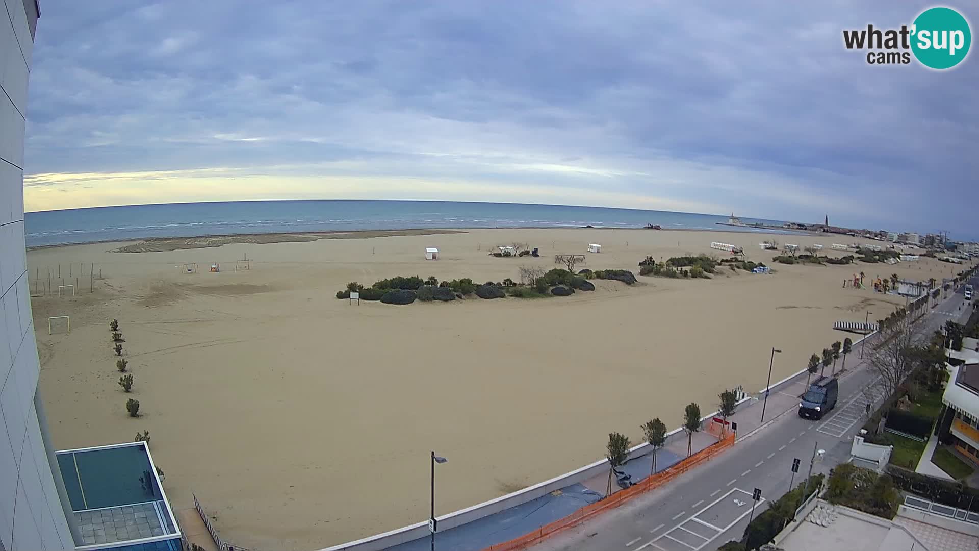 Hotel Panoramic u živo Caorle plaža Levante web kamera – Italija