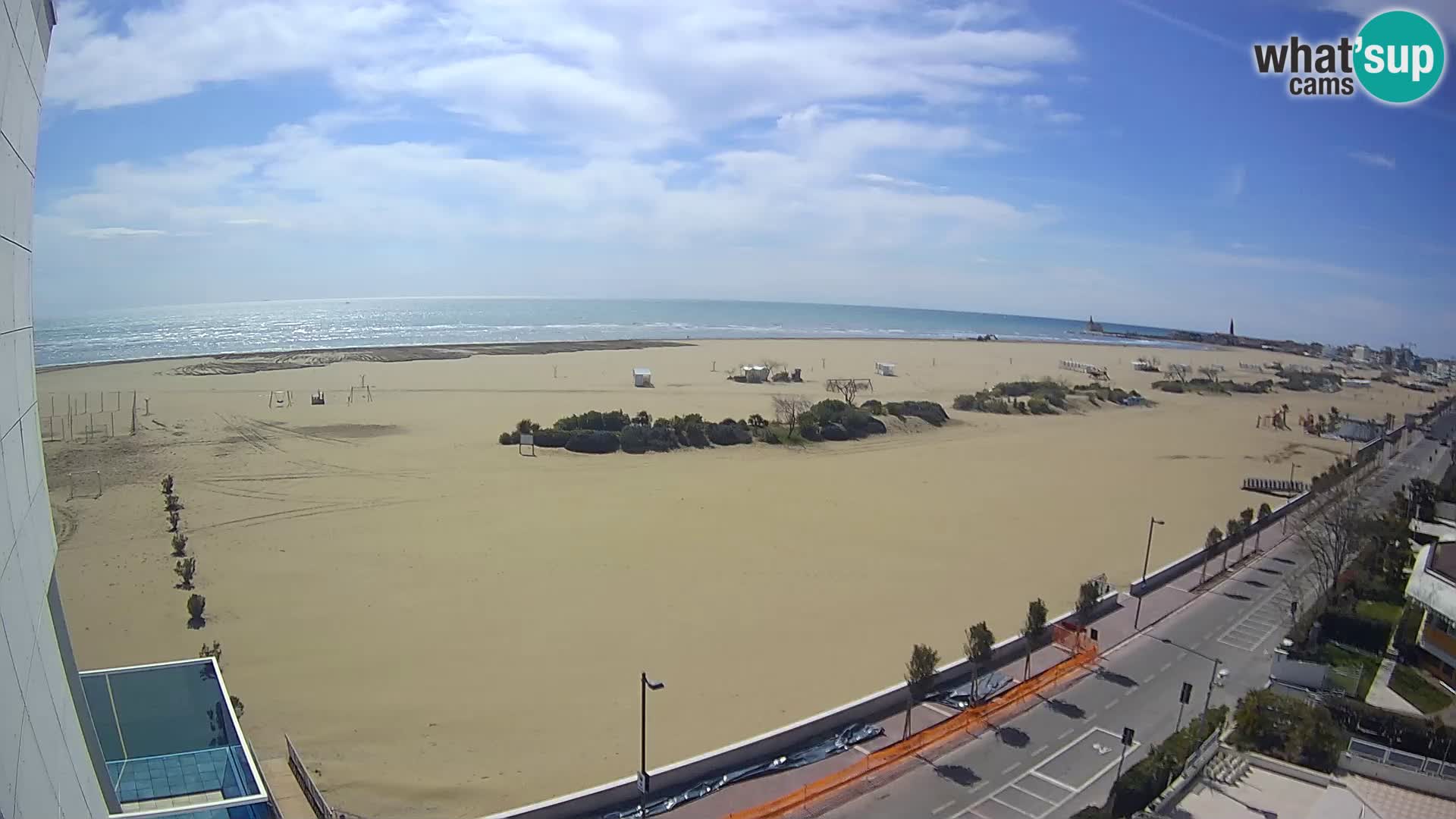 Hotel Panoramic u živo Caorle plaža Levante web kamera – Italija