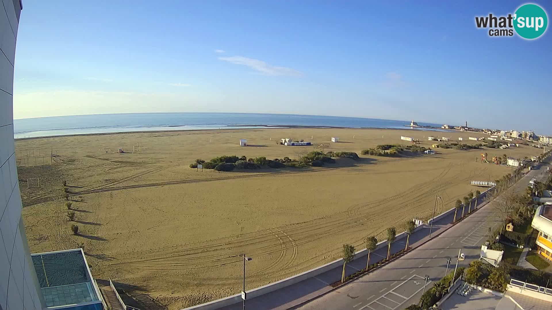 Hotel Panoramic Live view Caorle beach Levante webcam – Italy
