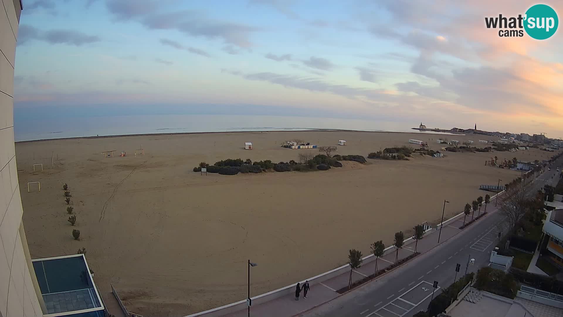 Hotel Panoramic v živo Caorle plaža Levante spletna kamera – Italija