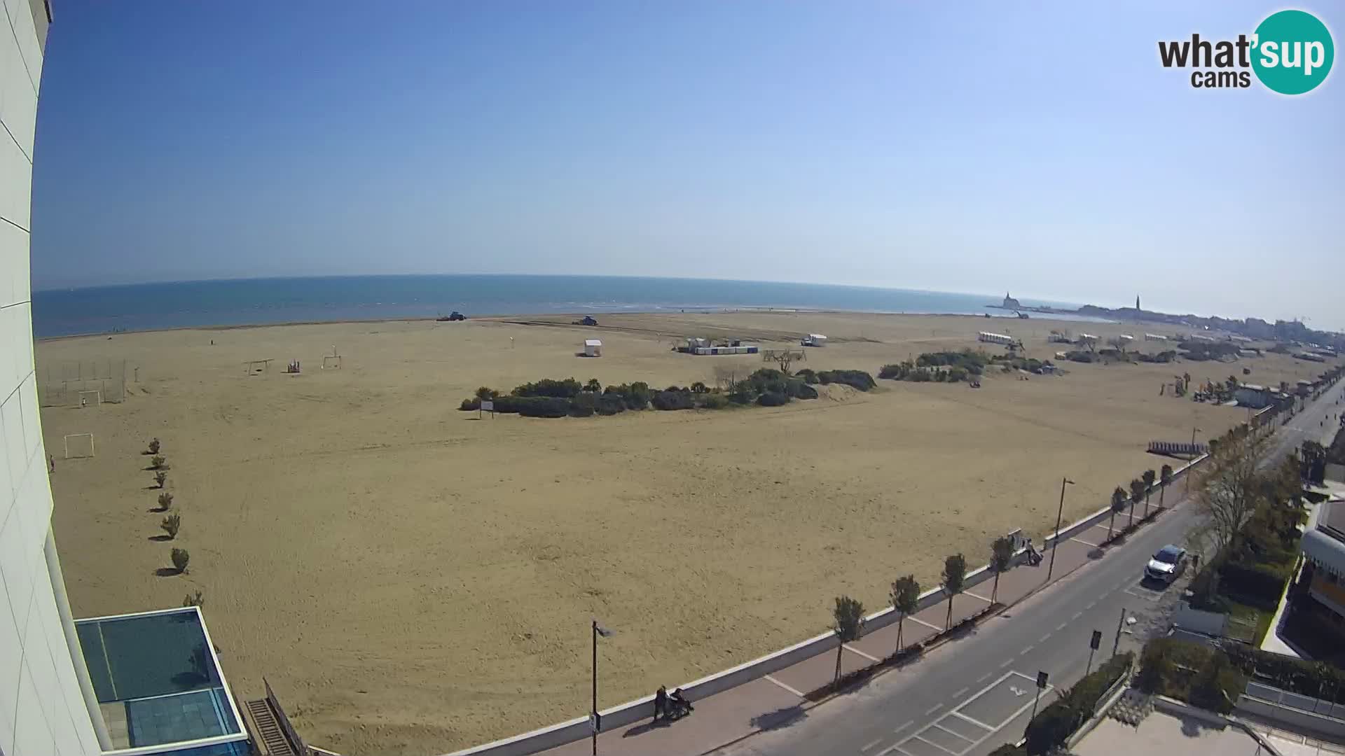 Hotel Panoramic v živo Caorle plaža Levante spletna kamera – Italija