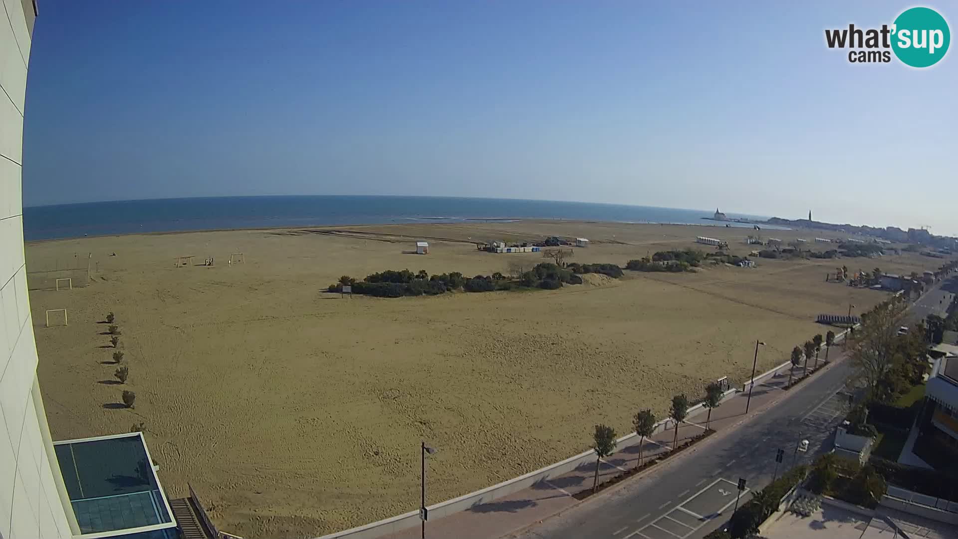 Hotel Panoramic u živo Caorle plaža Levante web kamera – Italija