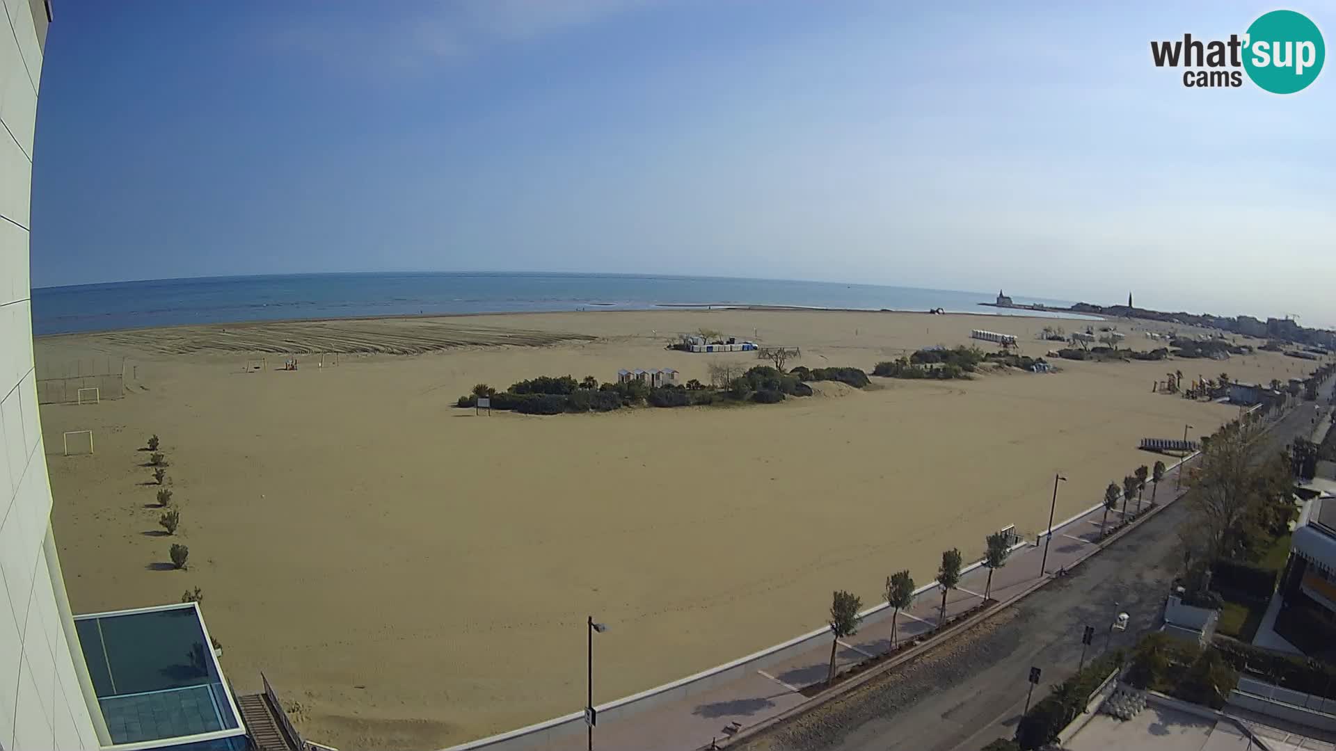 Hotel Panoramic u živo Caorle plaža Levante web kamera – Italija