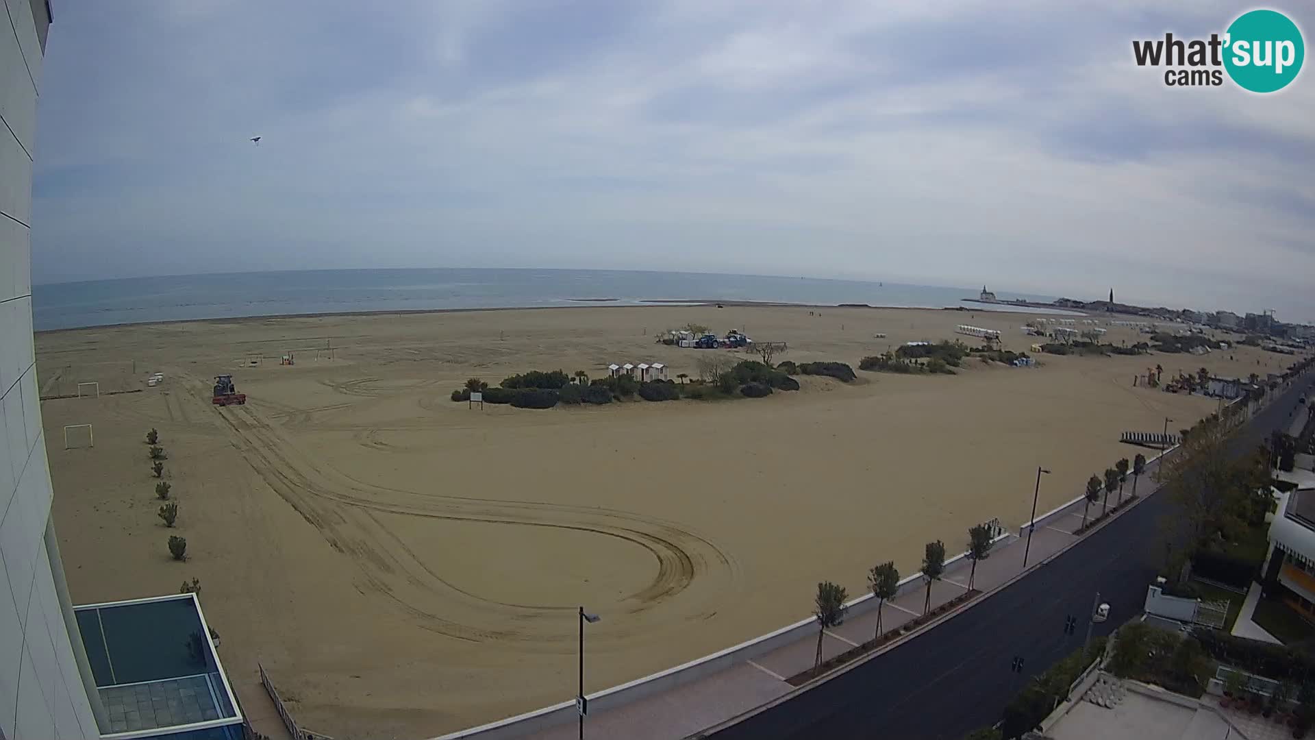 Hotel Panoramic v živo Caorle plaža Levante spletna kamera – Italija