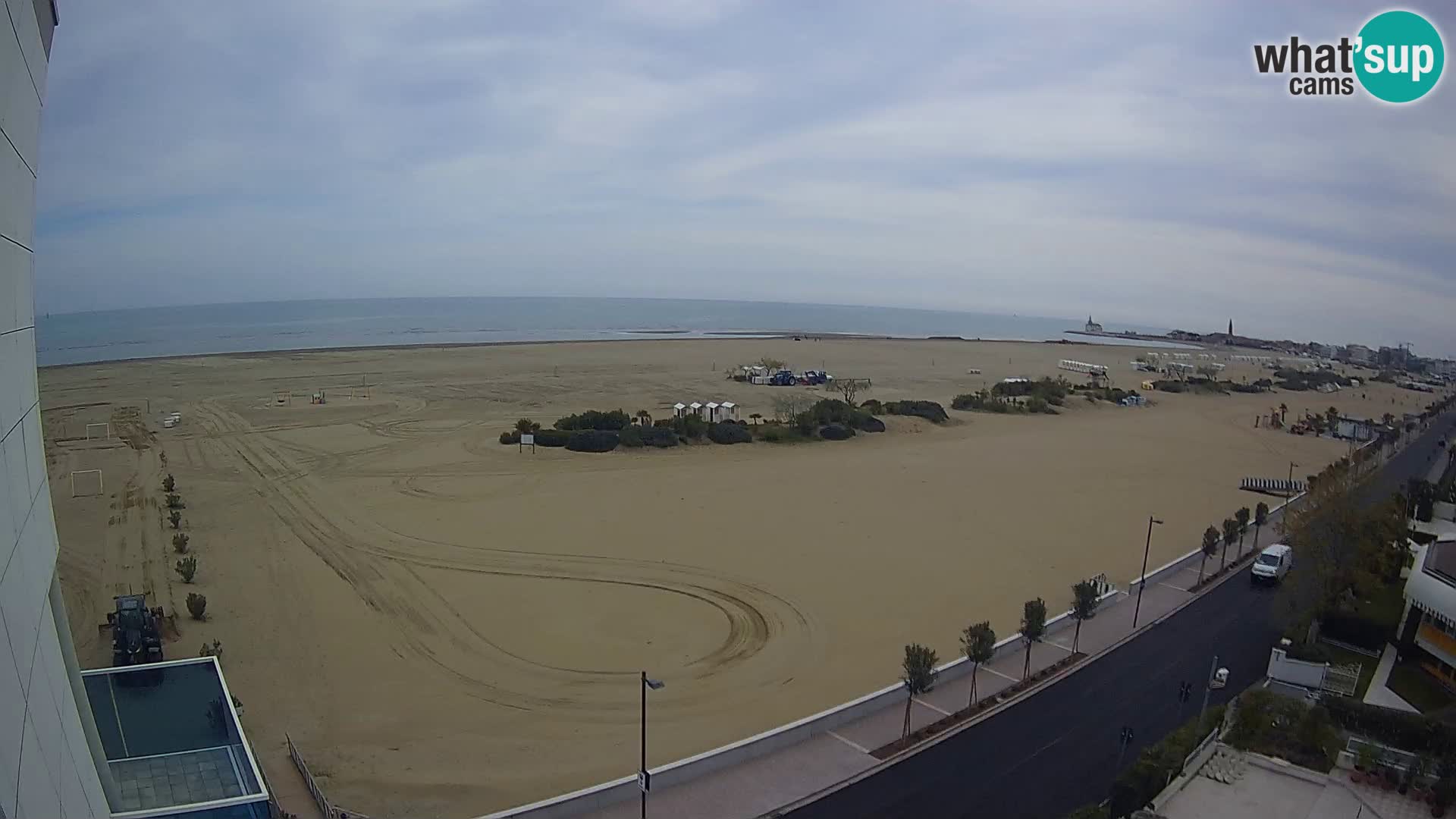 Hotel Panoramic v živo Caorle plaža Levante spletna kamera – Italija
