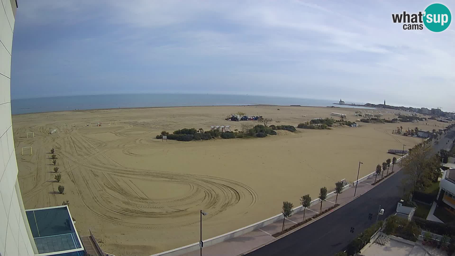 Hotel Panoramic v živo Caorle plaža Levante spletna kamera – Italija