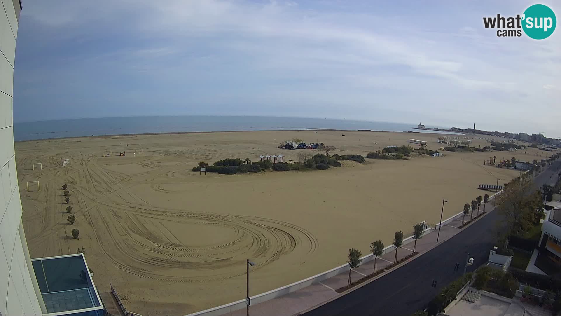 Hotel Panoramic u živo Caorle plaža Levante web kamera – Italija