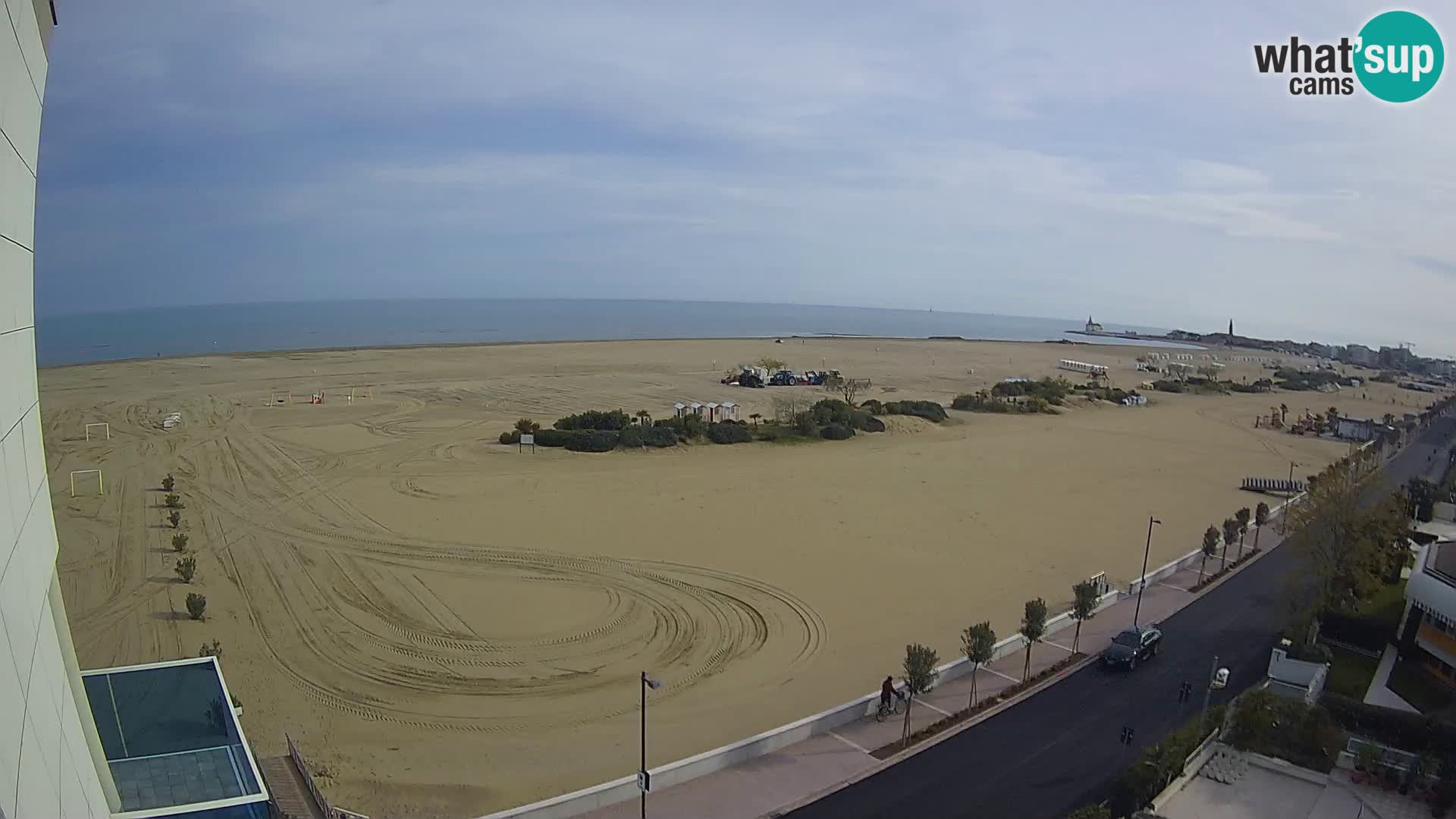 Hotel Panoramic v živo Caorle plaža Levante spletna kamera – Italija