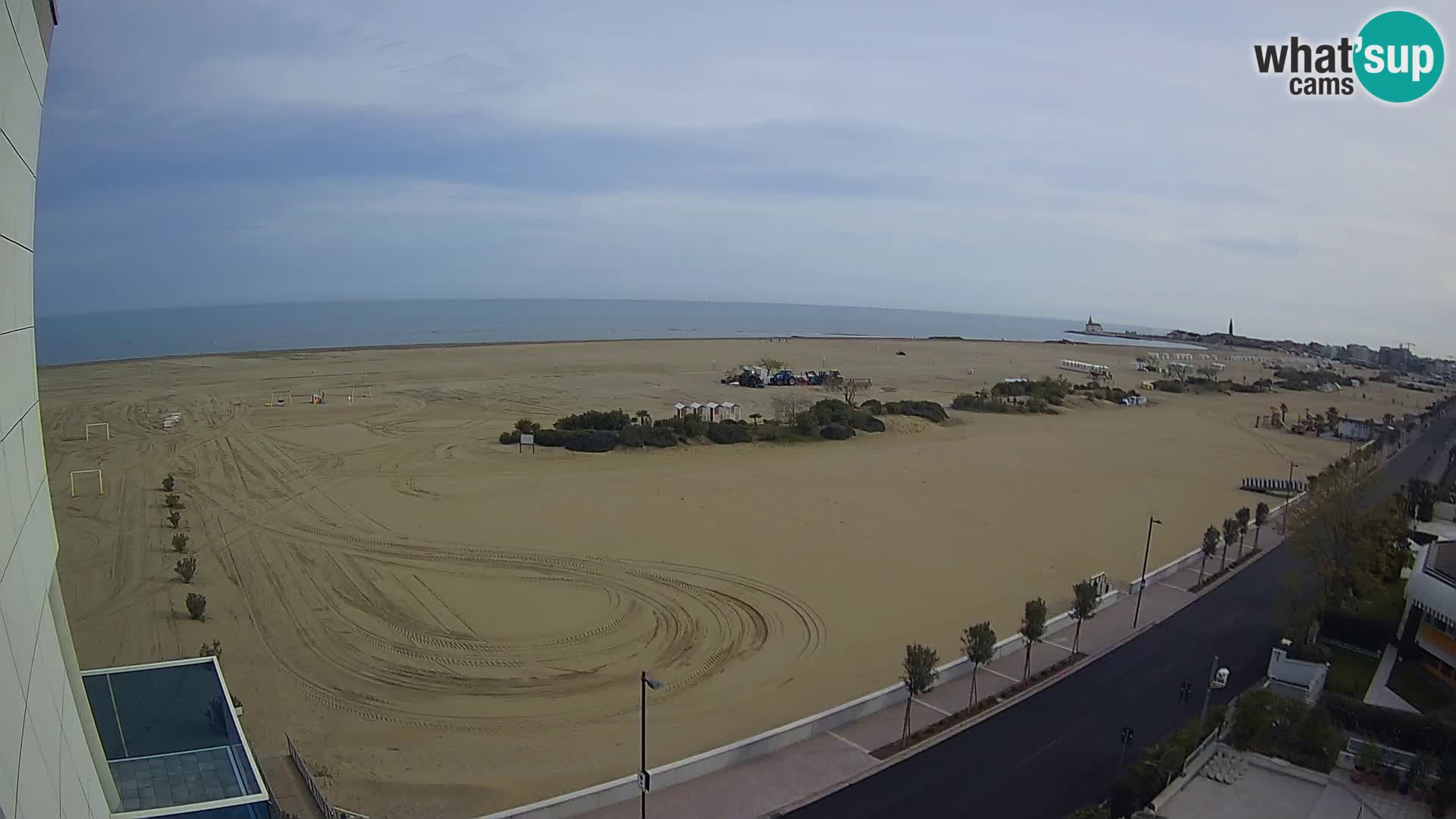 Hotel Panoramic v živo Caorle plaža Levante spletna kamera – Italija