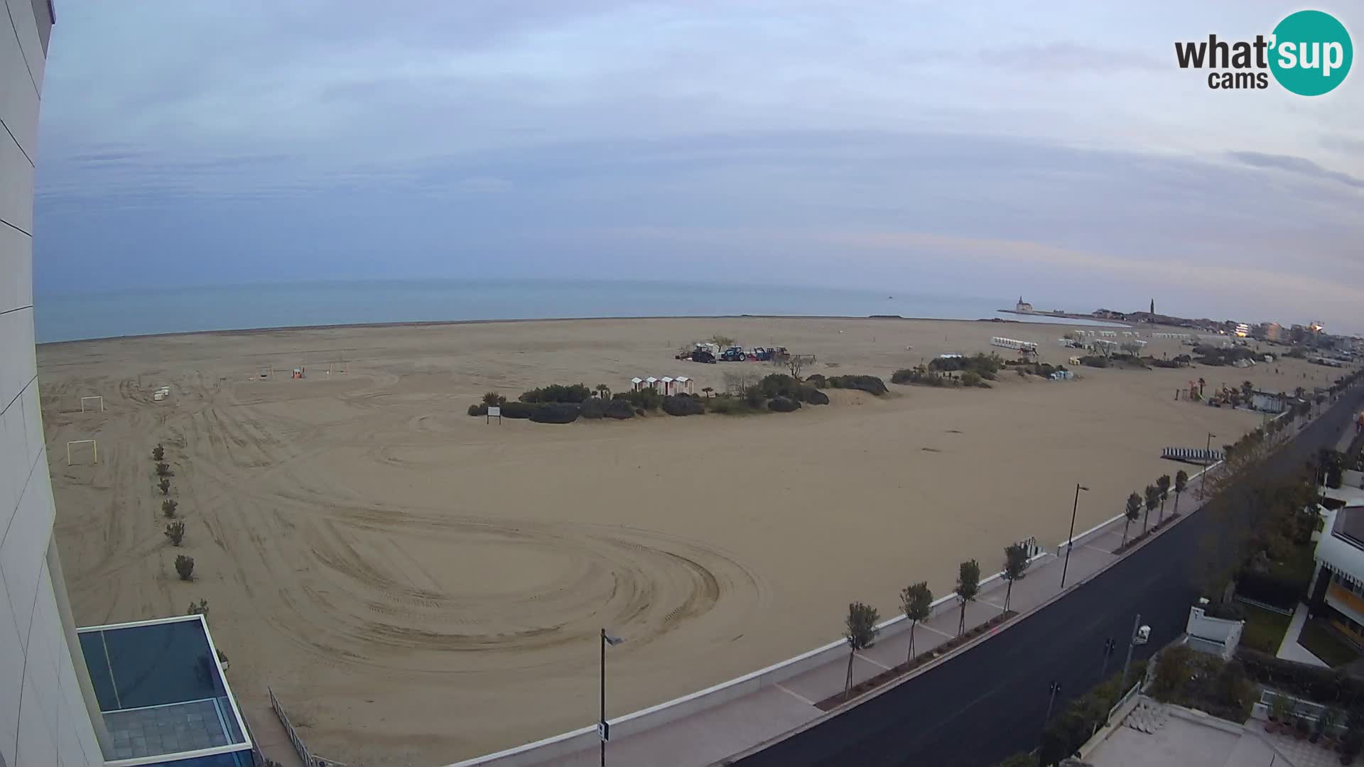 Hotel Panoramic u živo Caorle plaža Levante web kamera – Italija