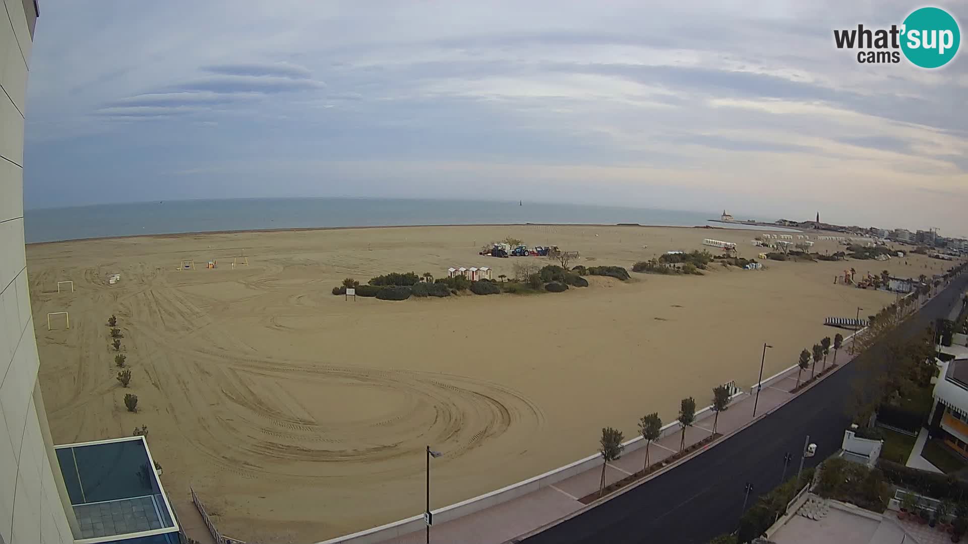 Hotel Panoramic u živo Caorle plaža Levante web kamera – Italija