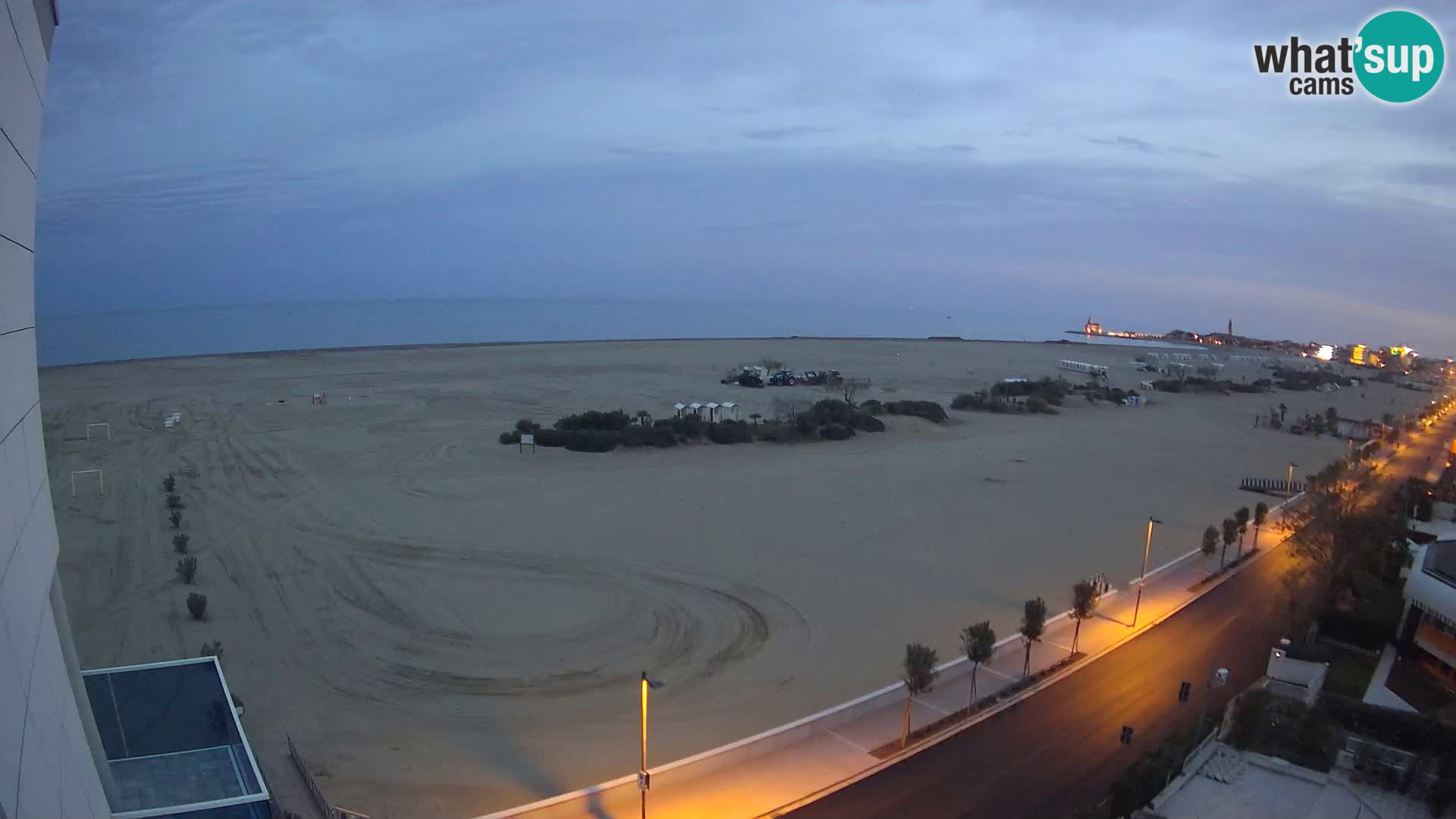 Hotel Panoramic u živo Caorle plaža Levante web kamera – Italija