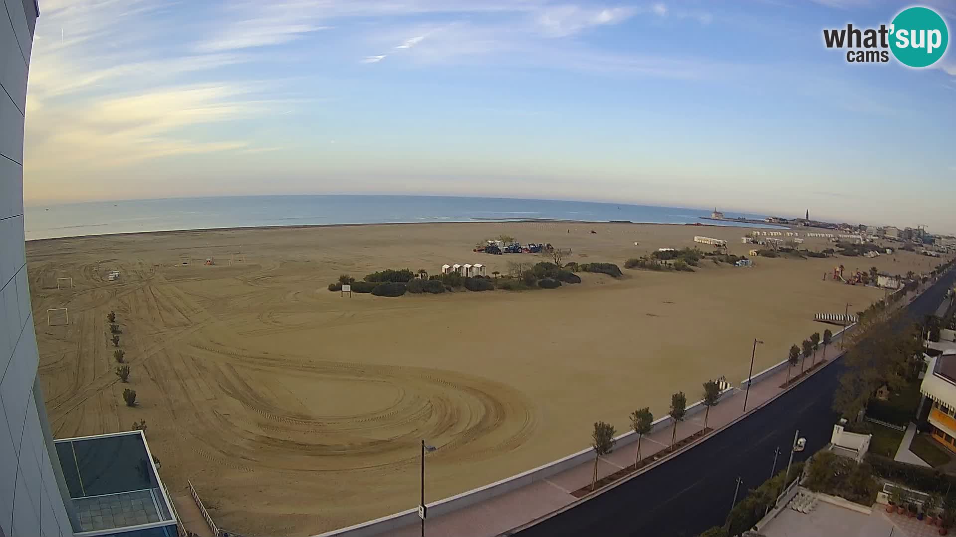 Hotel Panoramic u živo Caorle plaža Levante web kamera – Italija