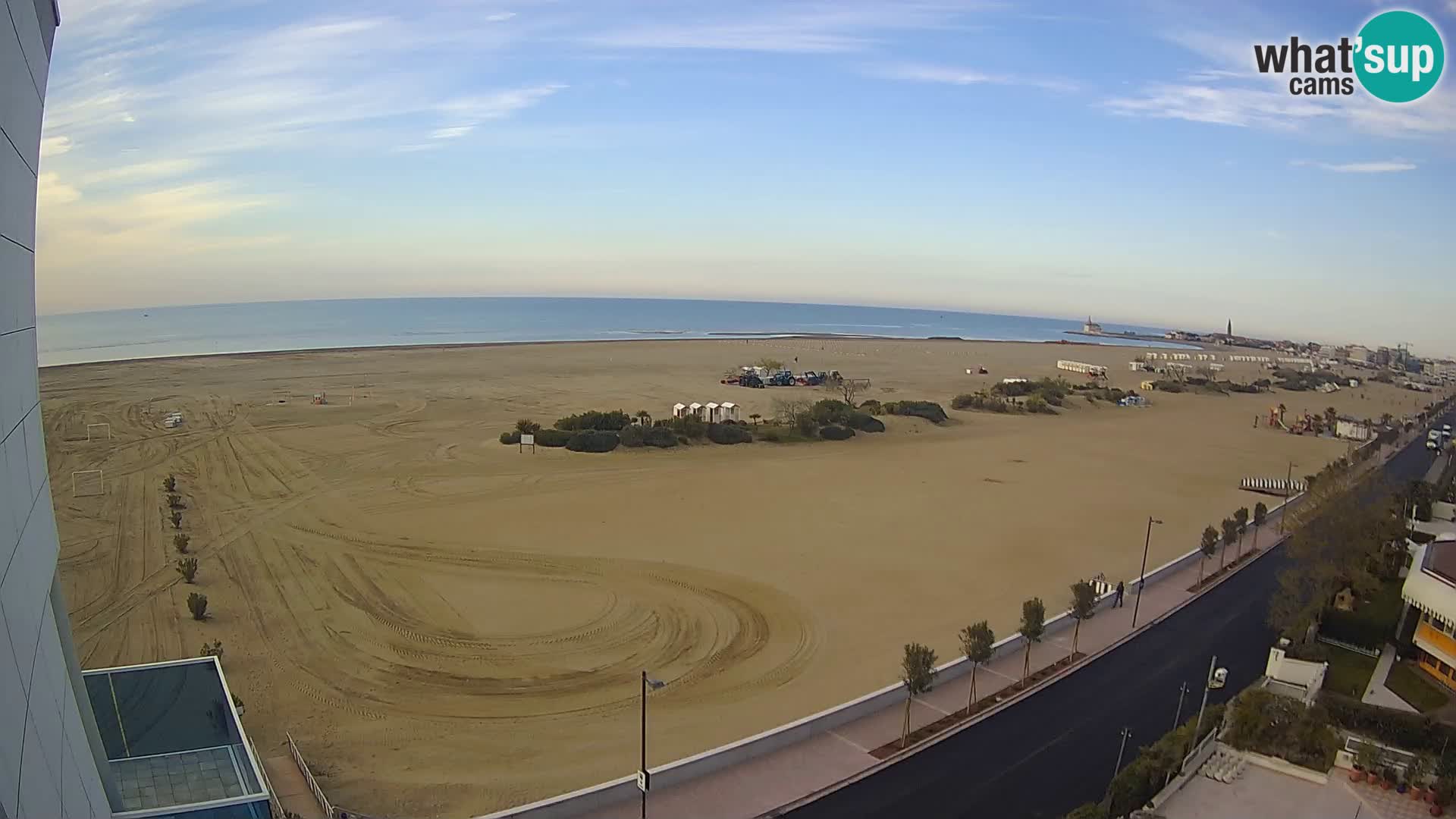 Hotel Panoramic u živo Caorle plaža Levante web kamera – Italija