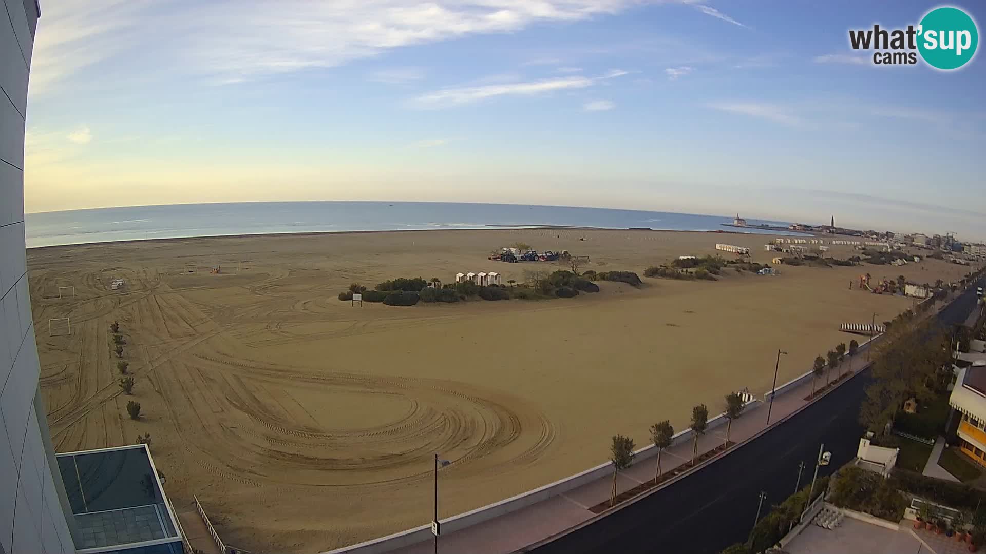 Hotel Panoramic u živo Caorle plaža Levante web kamera – Italija