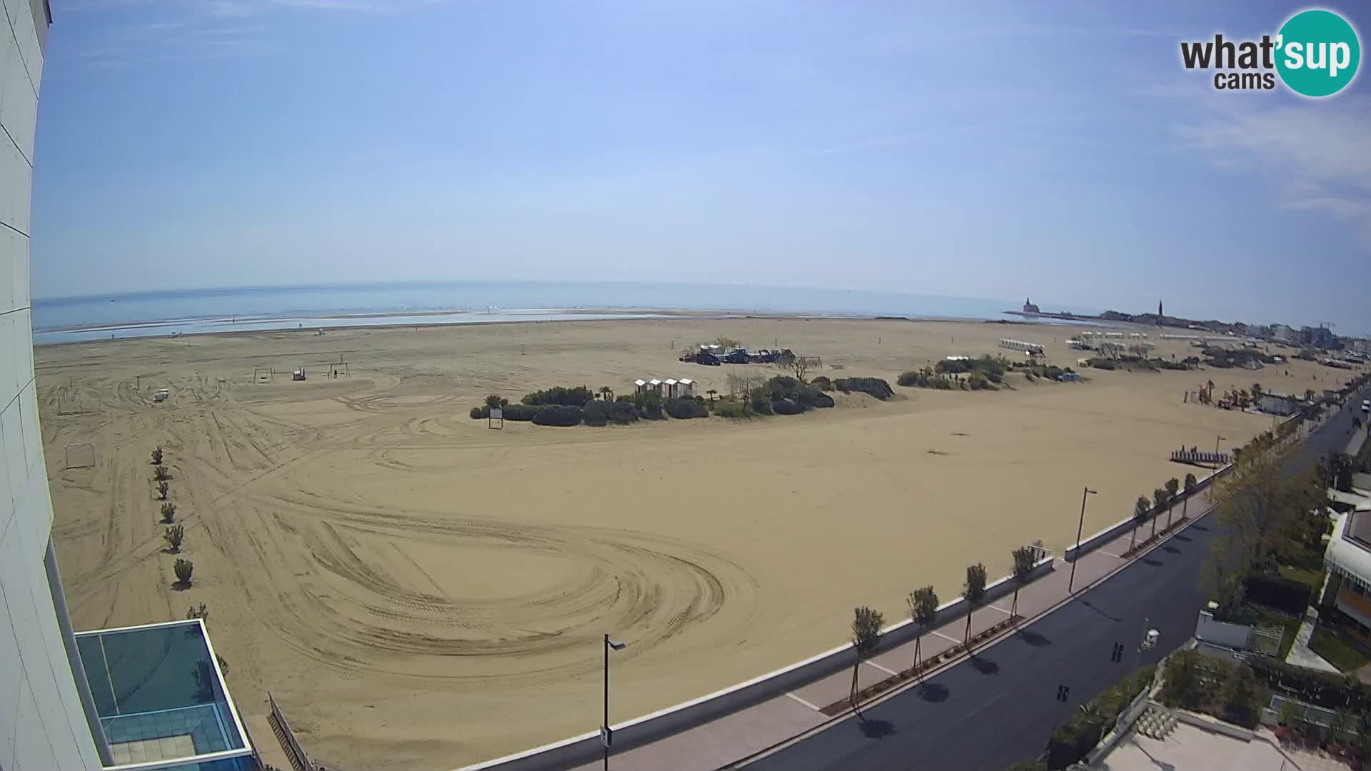 Hotel Panoramic u živo Caorle plaža Levante web kamera – Italija