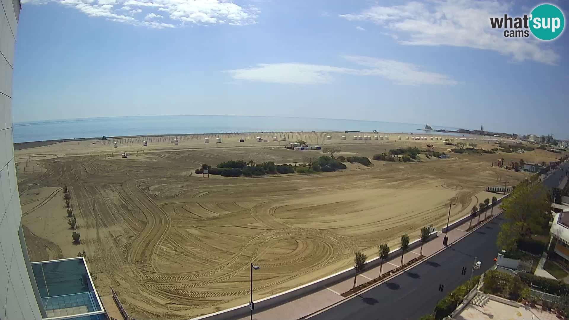 Hotel Panoramic dal vivo Caorle spiaggia Levante webcam